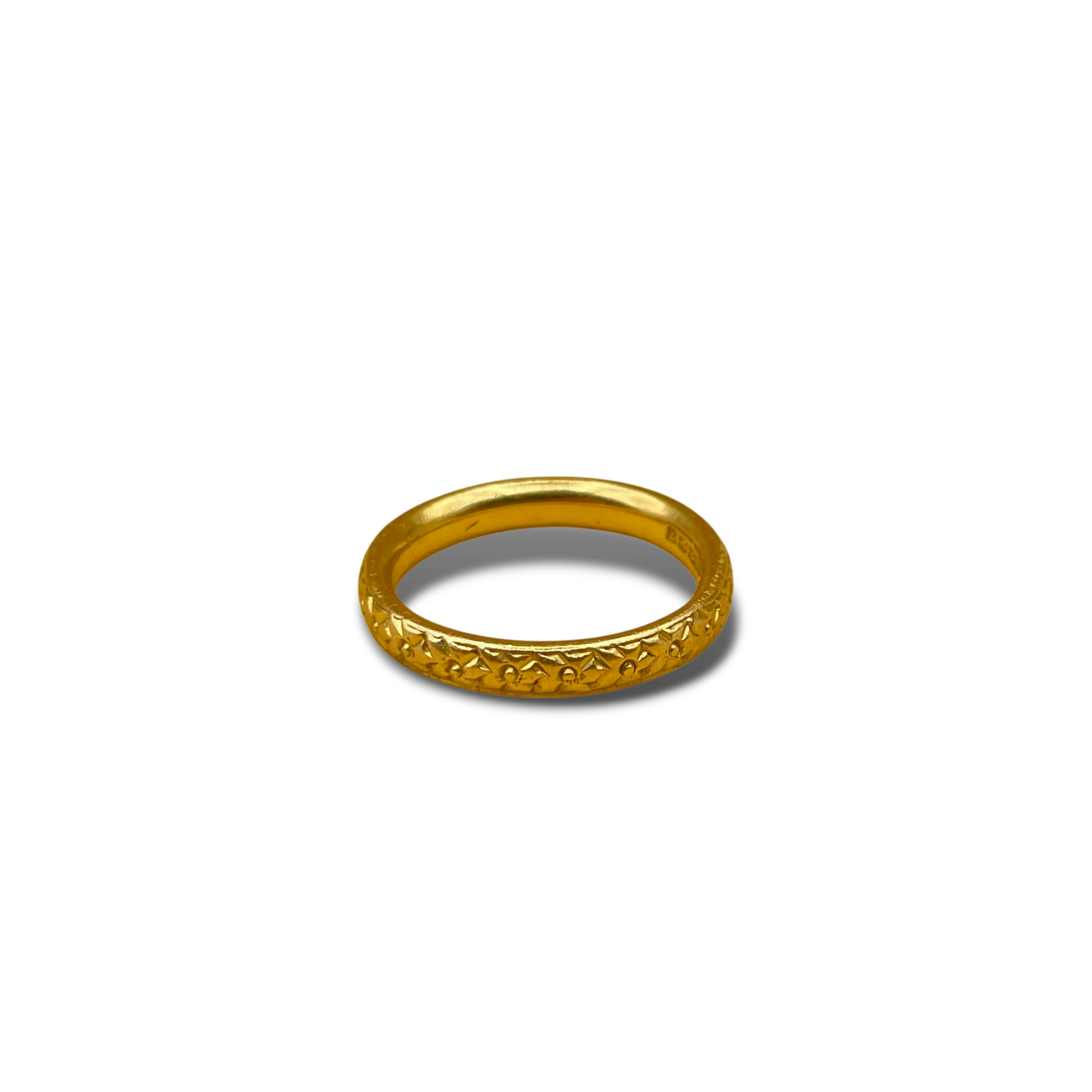 Puur gouden antieke ring