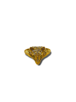 Fox peridot diamond