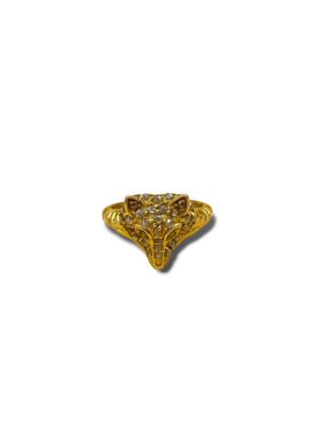 Fox peridot diamond