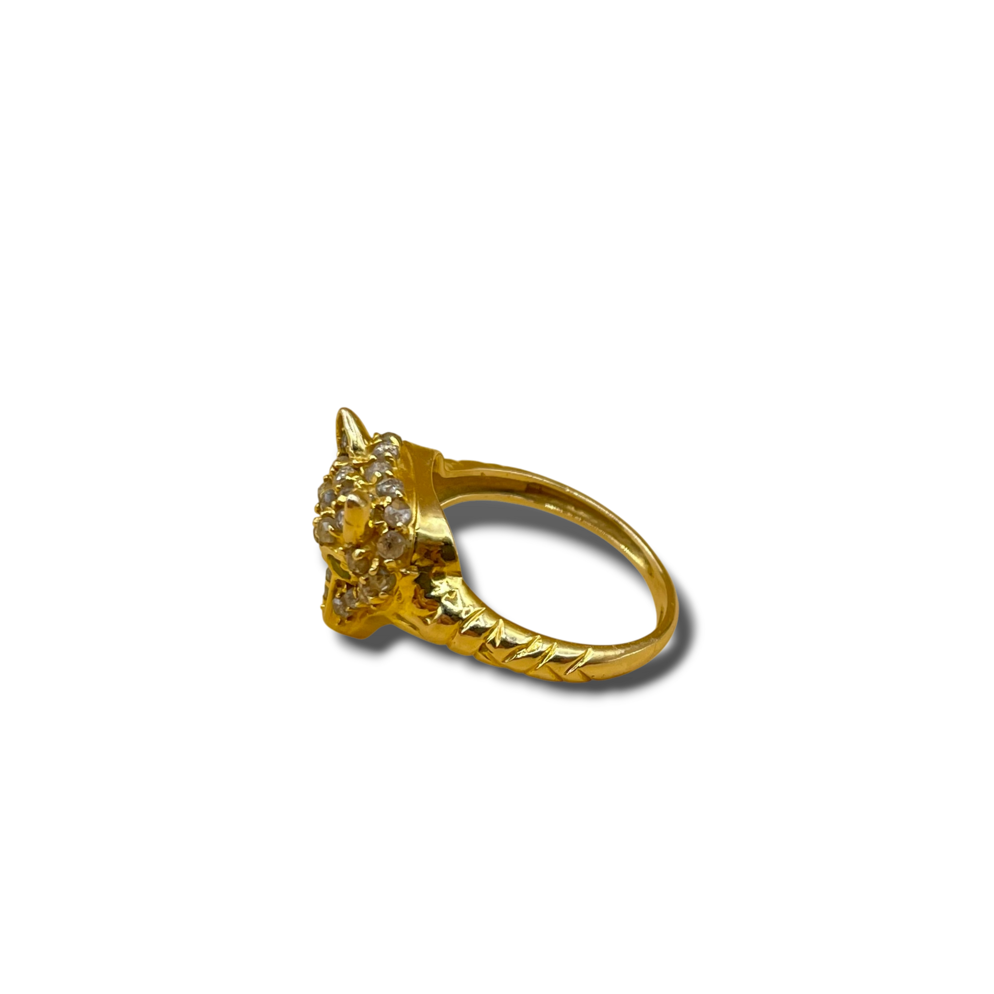 Fox peridot diamant