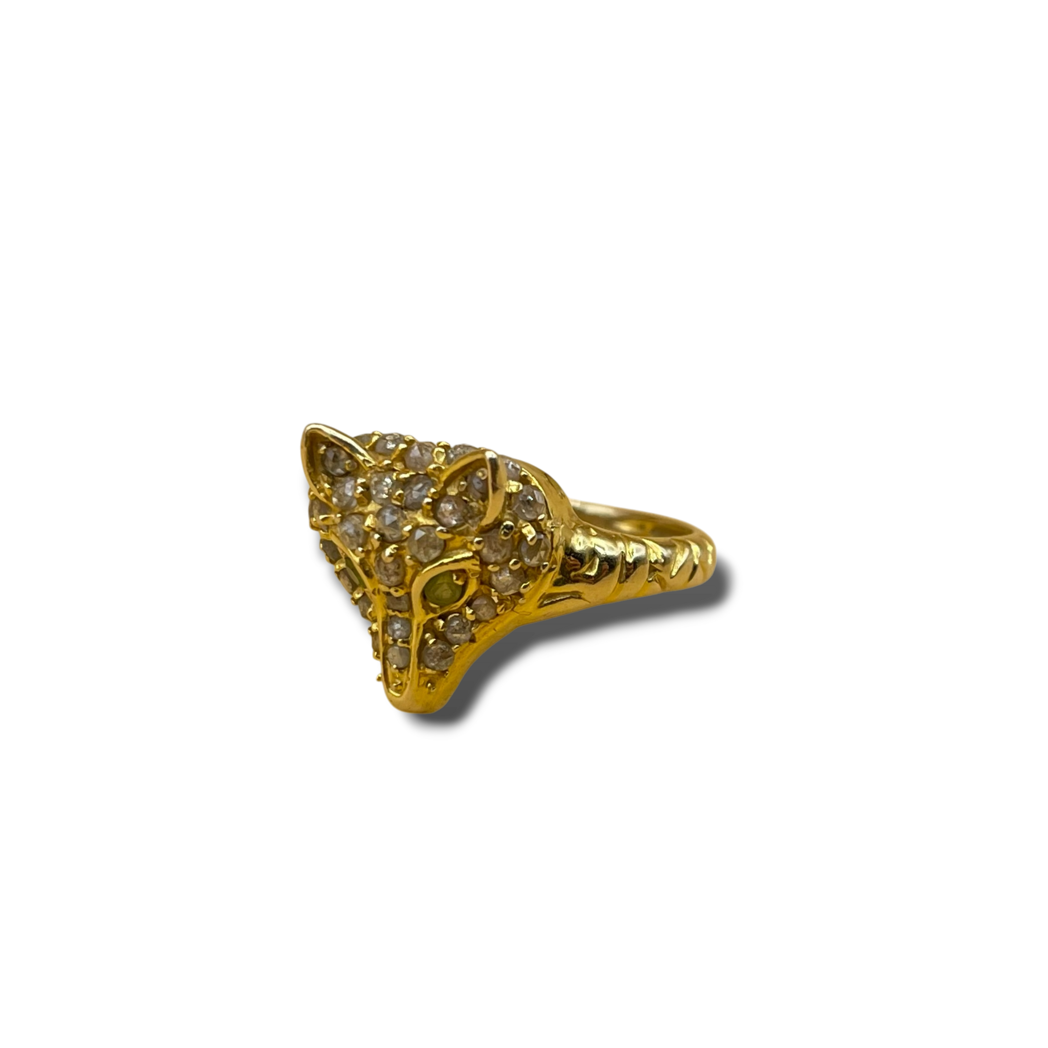 Fox peridot diamant