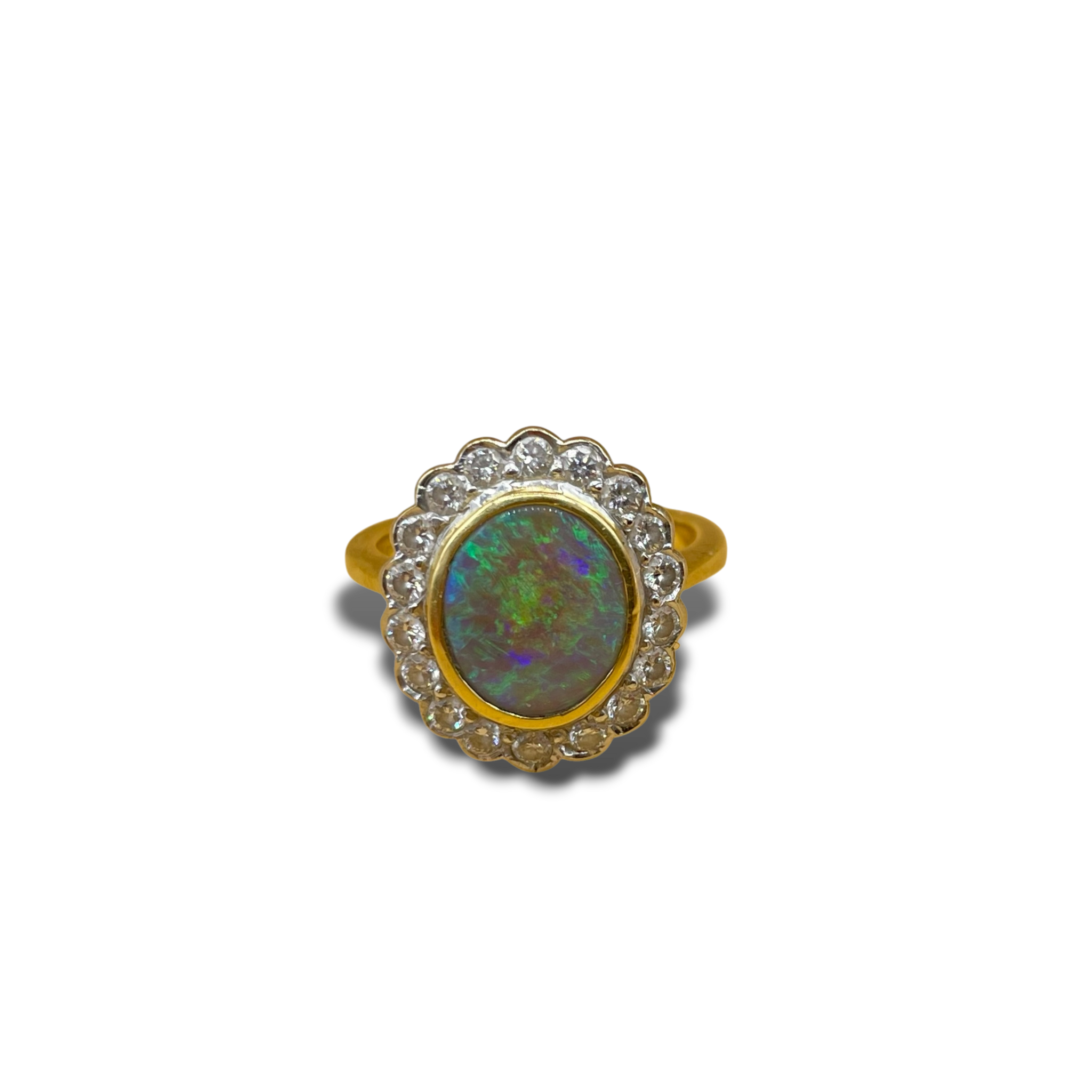 Zwarte opaal diamant