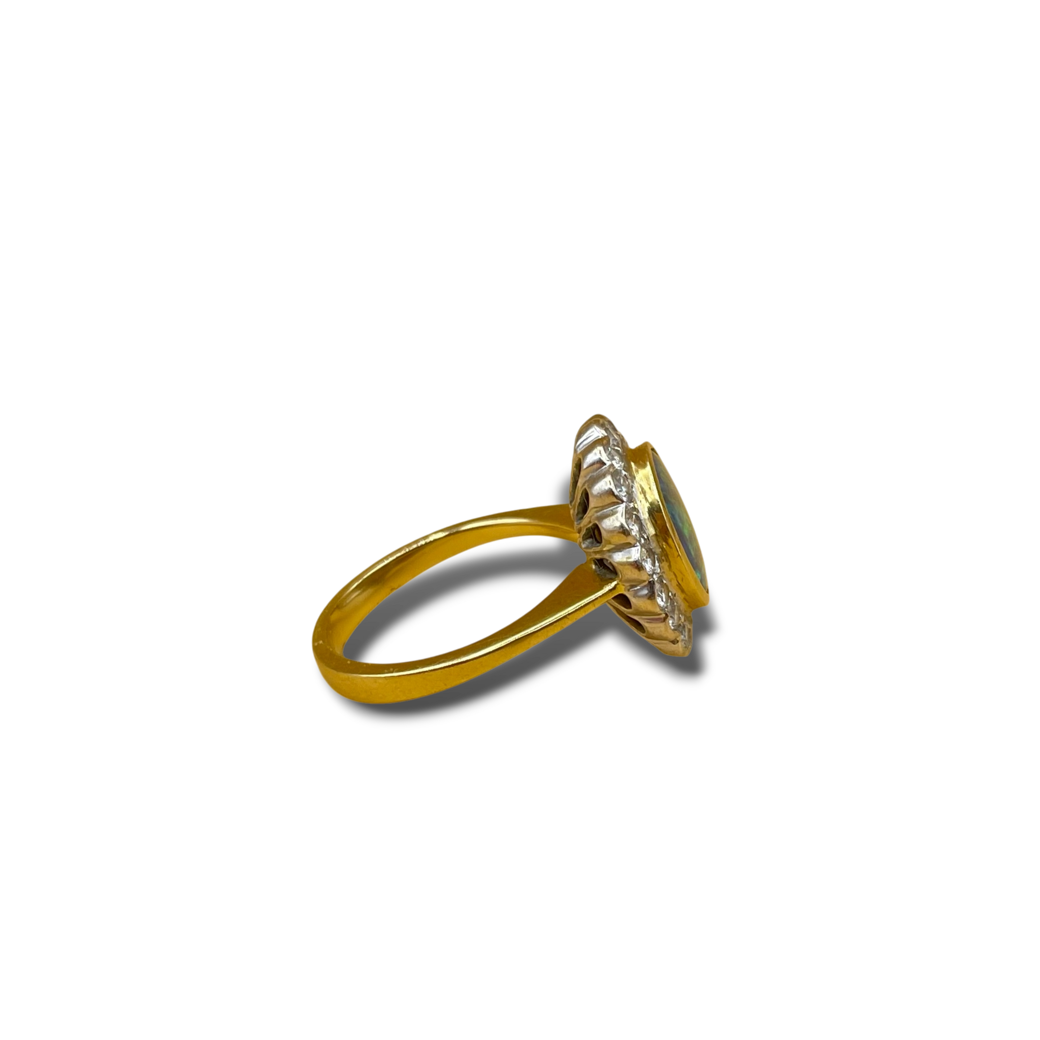 Zwarte opaal diamant
