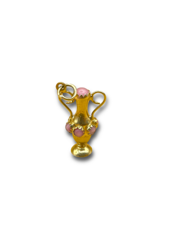 Vase pink opal