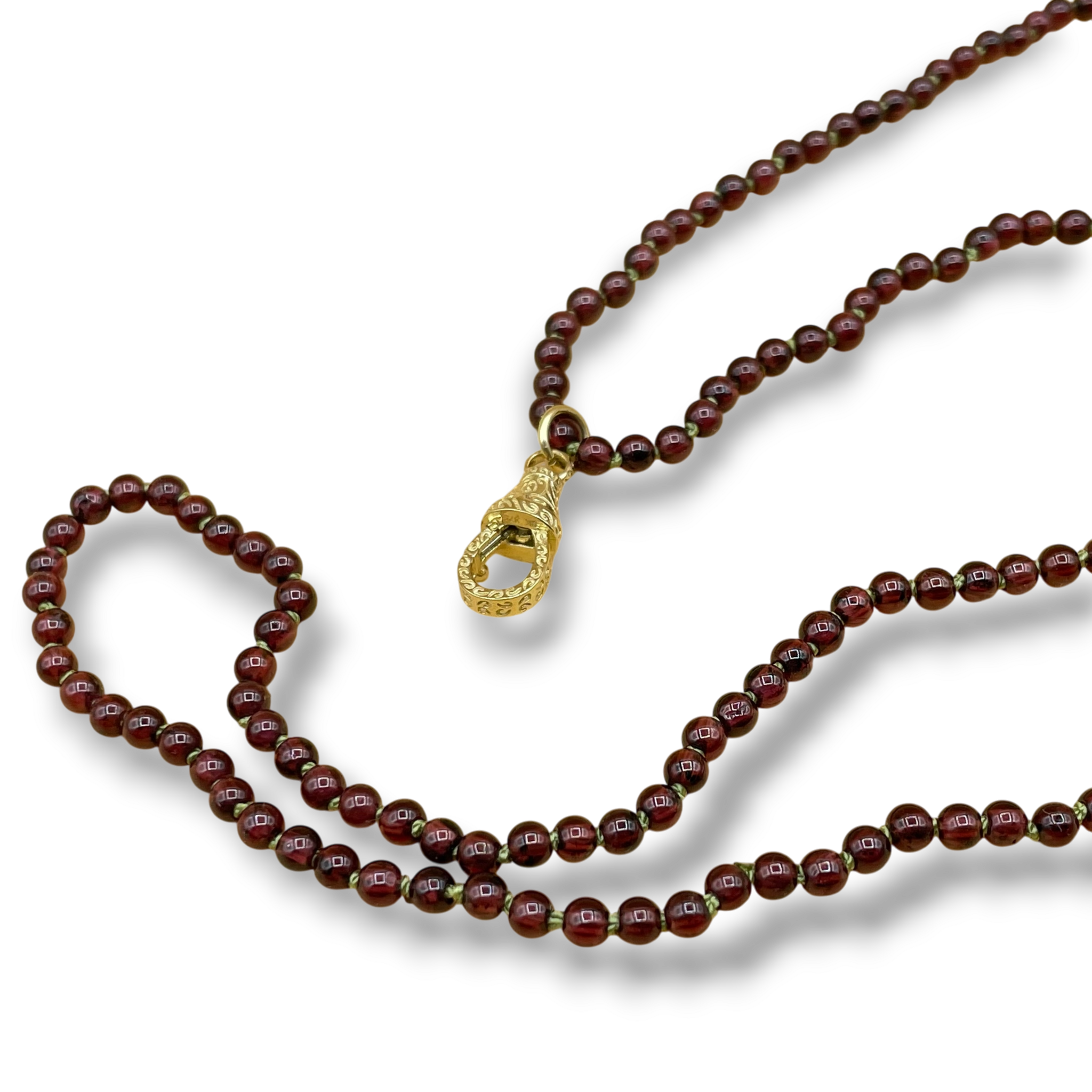Granaat musqueton sluiting ketting
