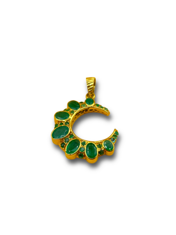Crescent Moon Emerald