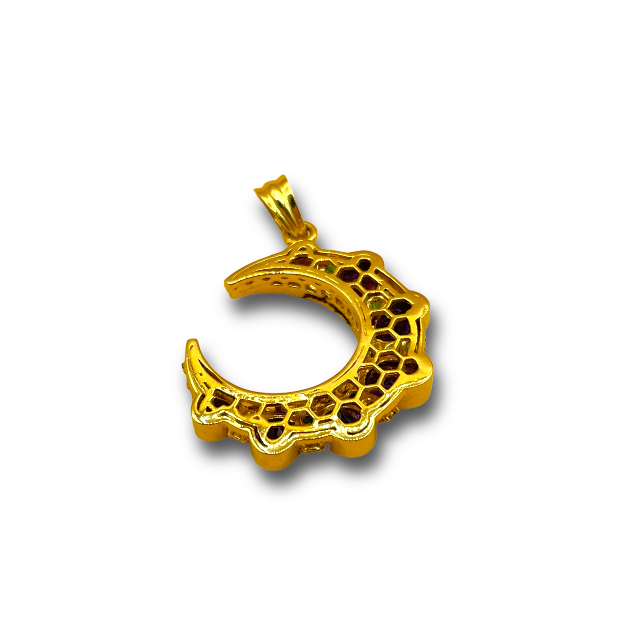 Crescent Moon Amethist Small