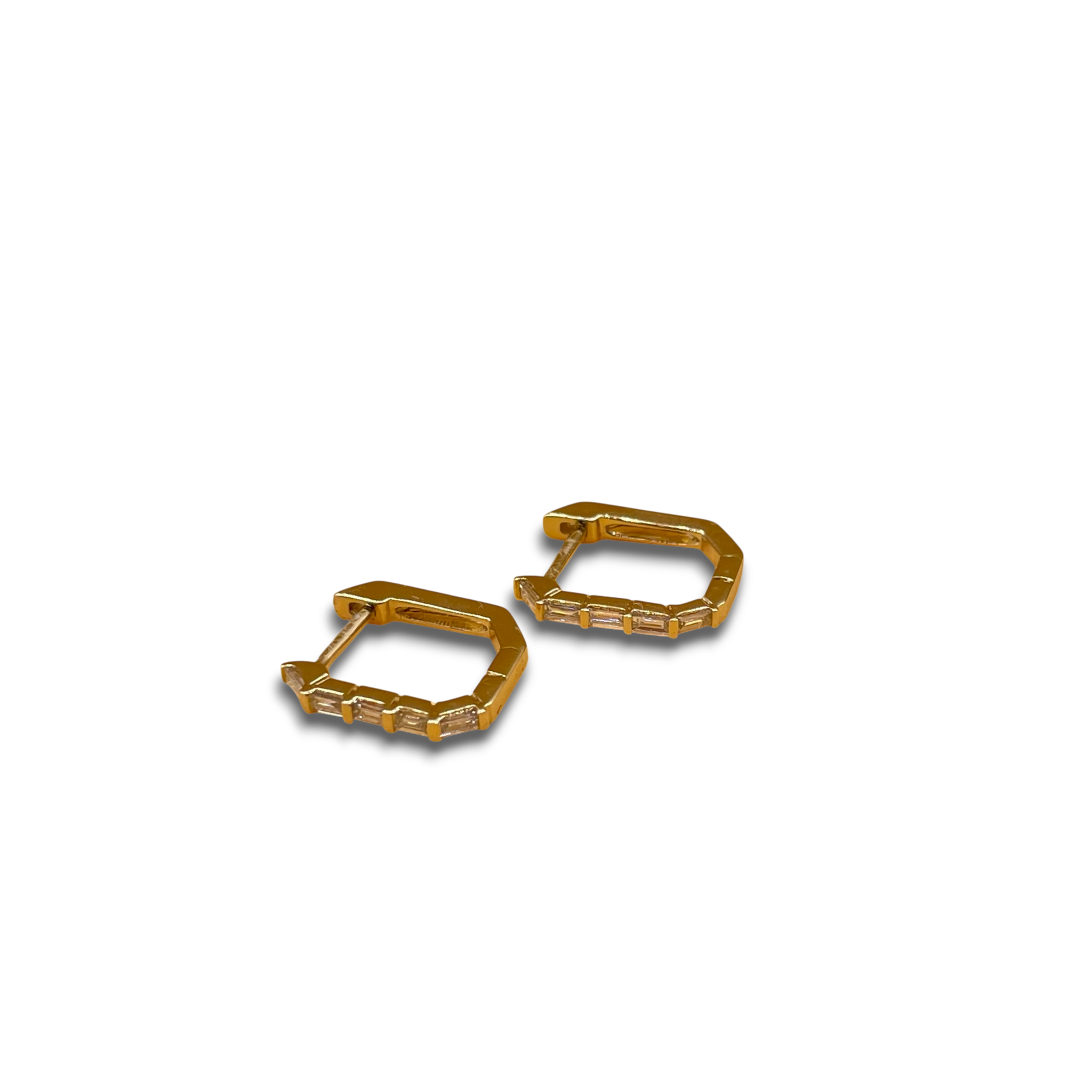 Klapoorbel diamant oorbel
