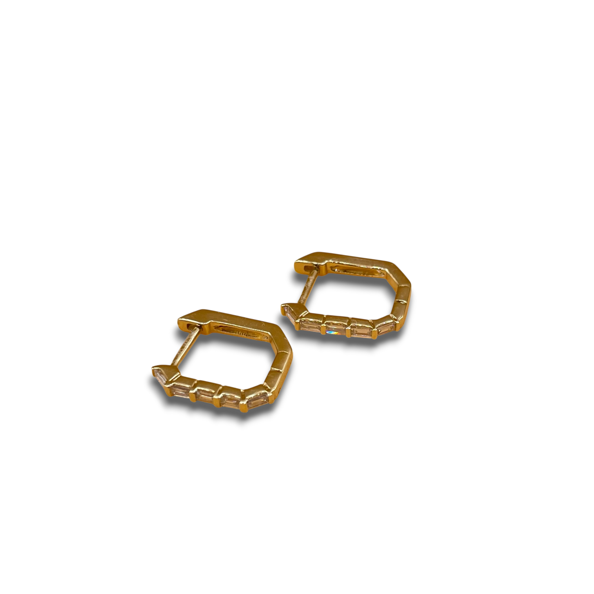 Klapoorbel diamant oorbel