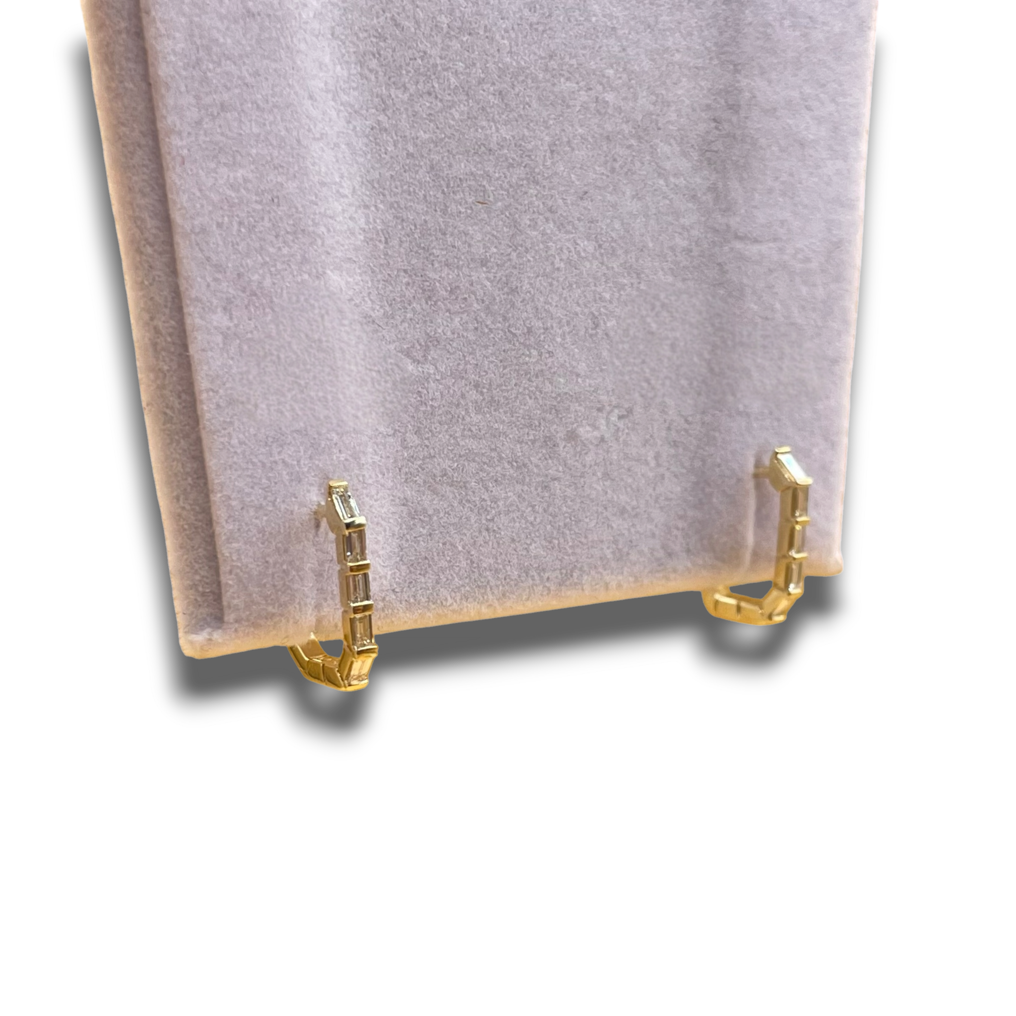 Klapoorbel diamant oorbel