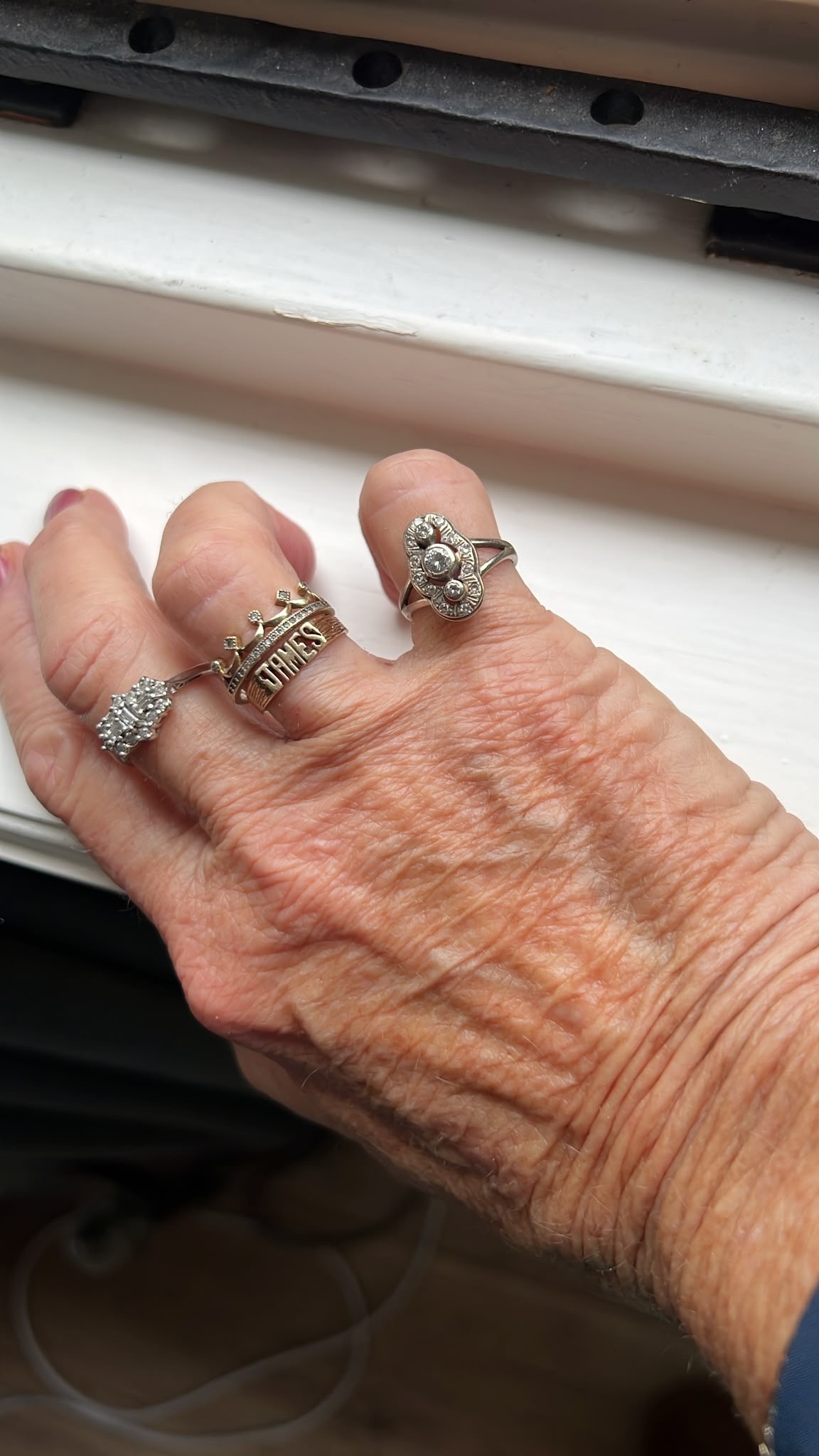 Initialen naam ring