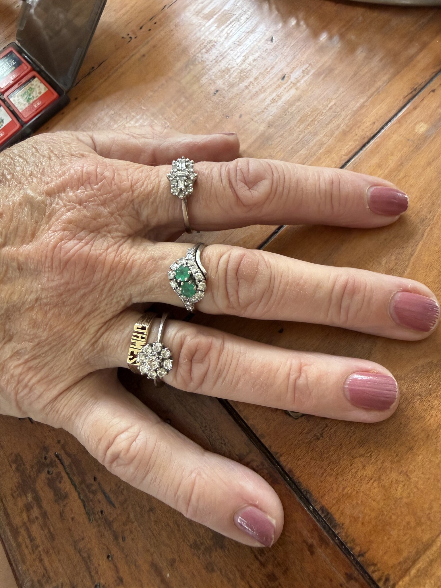 Initialen naam ring