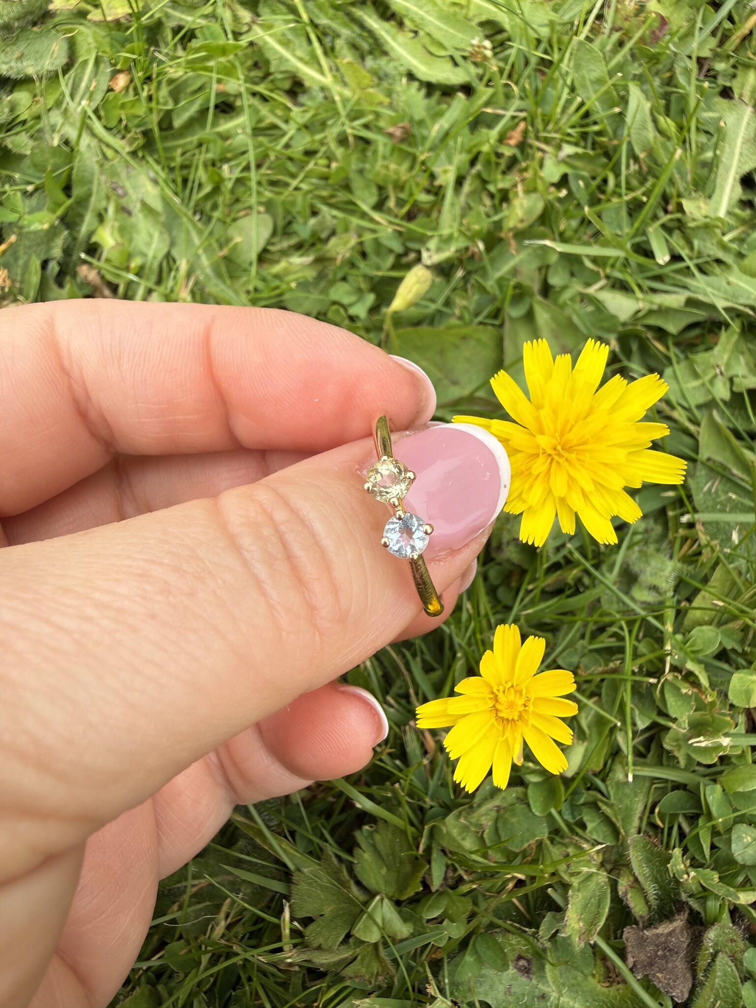Aquamarijn peridot