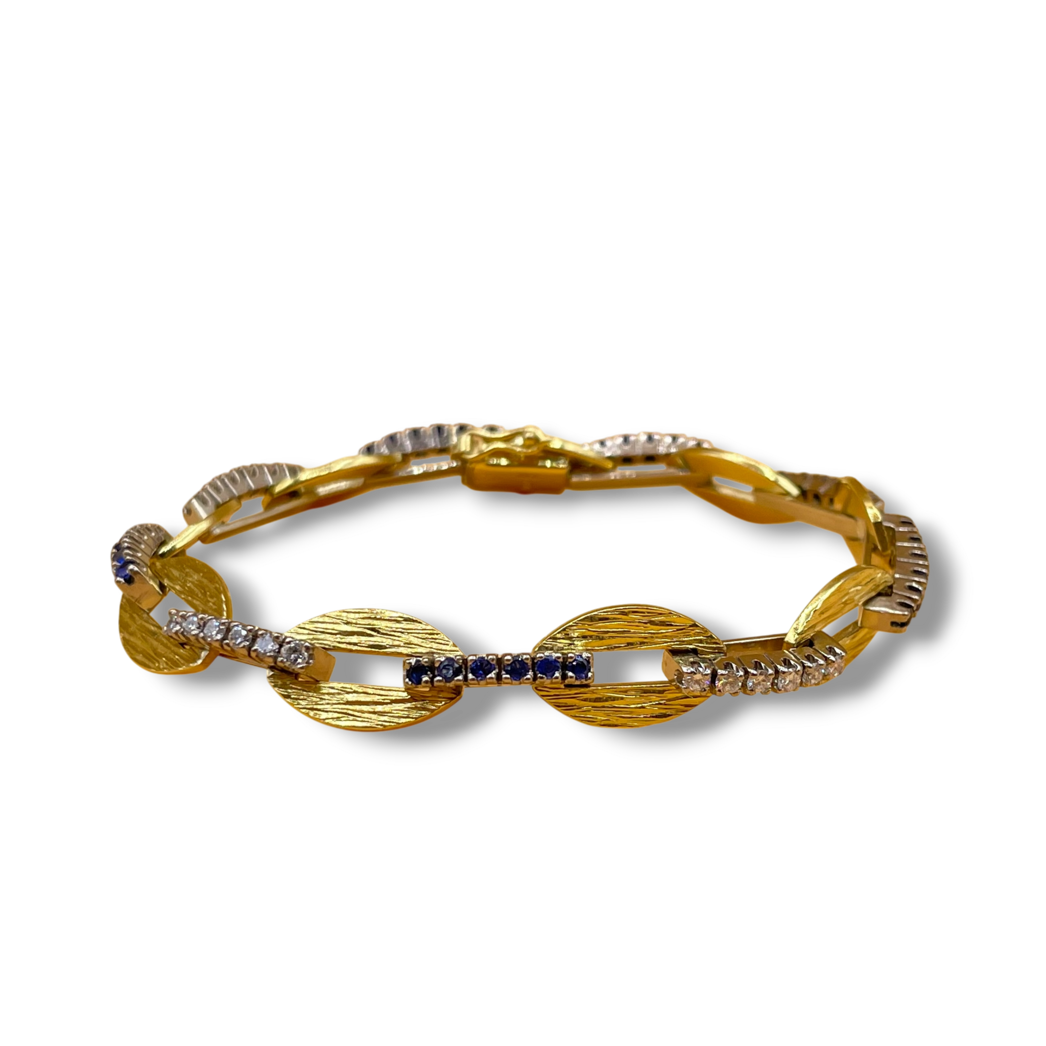 Armband saffier diamant