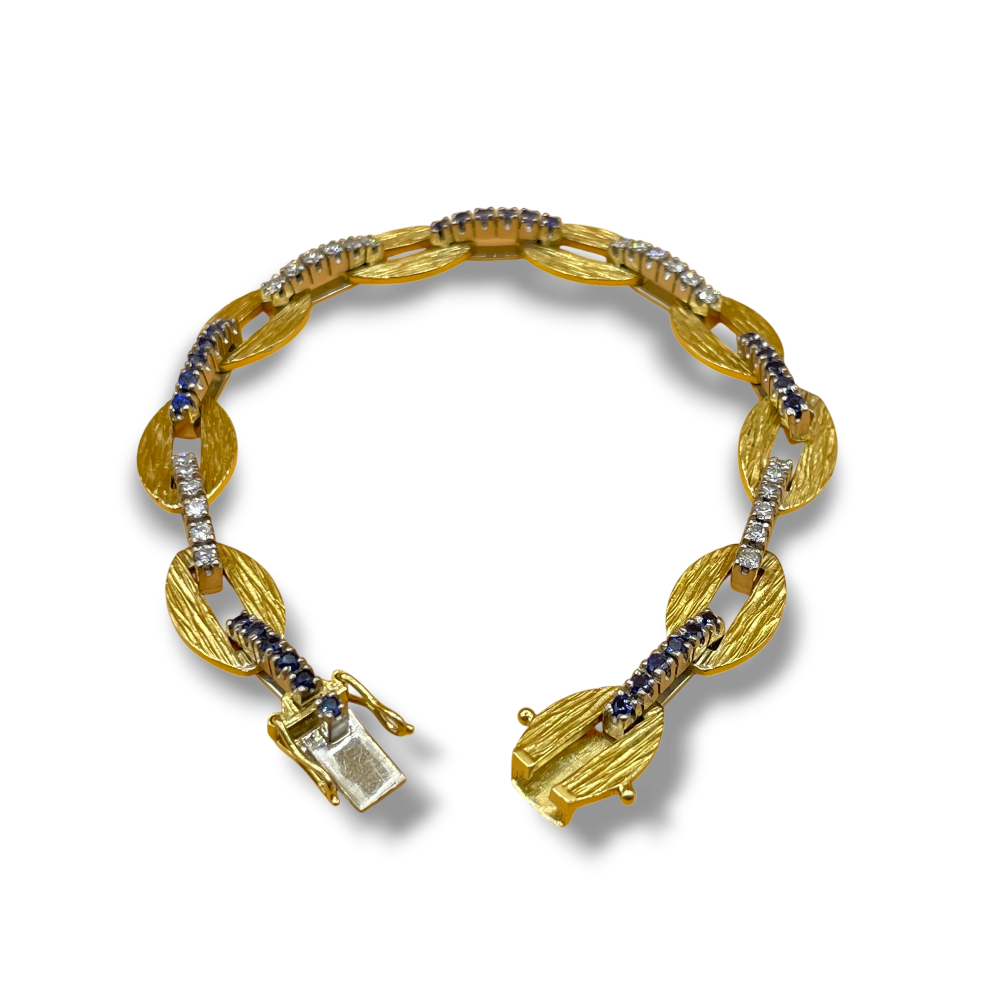 Armband saffier diamant