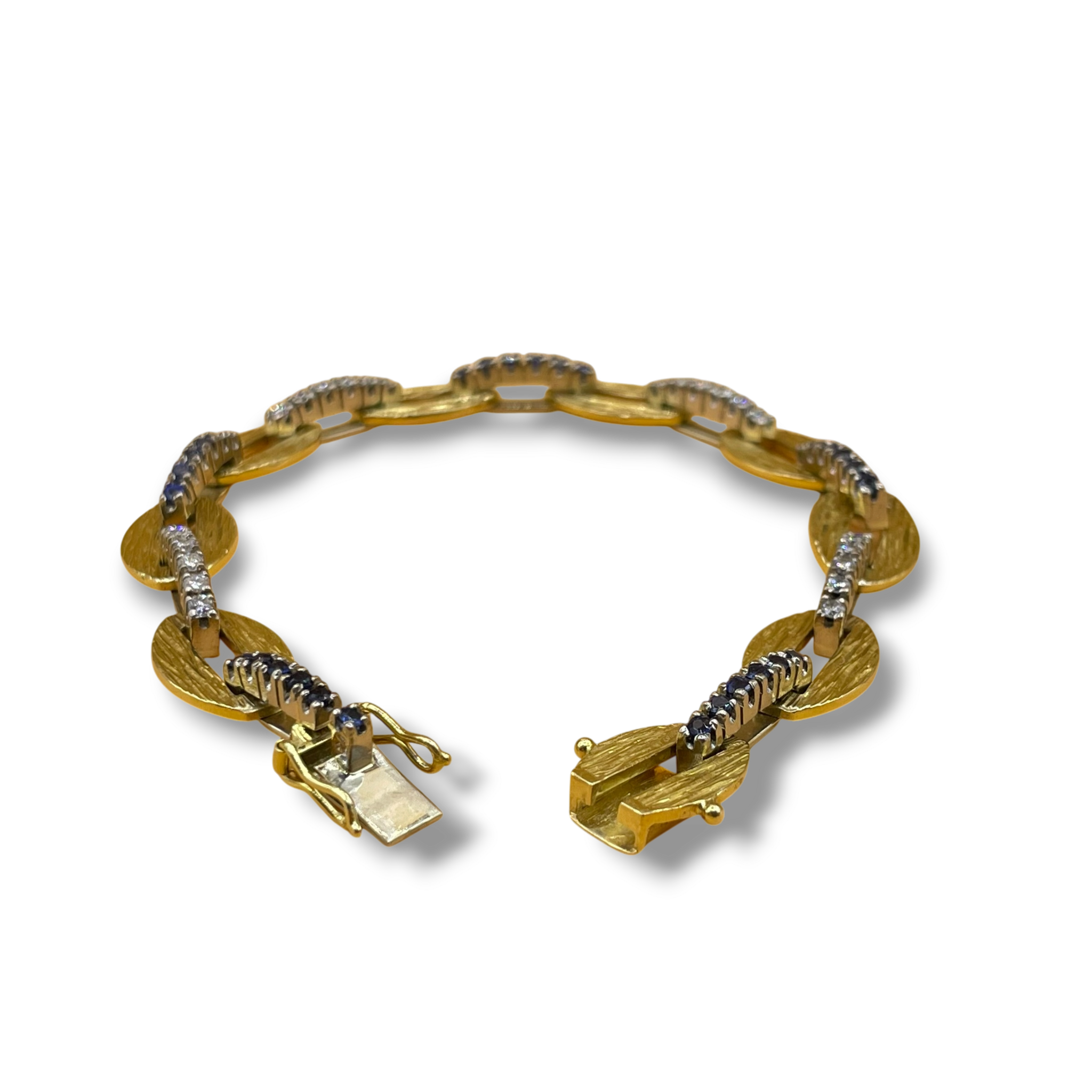 Armband saffier diamant