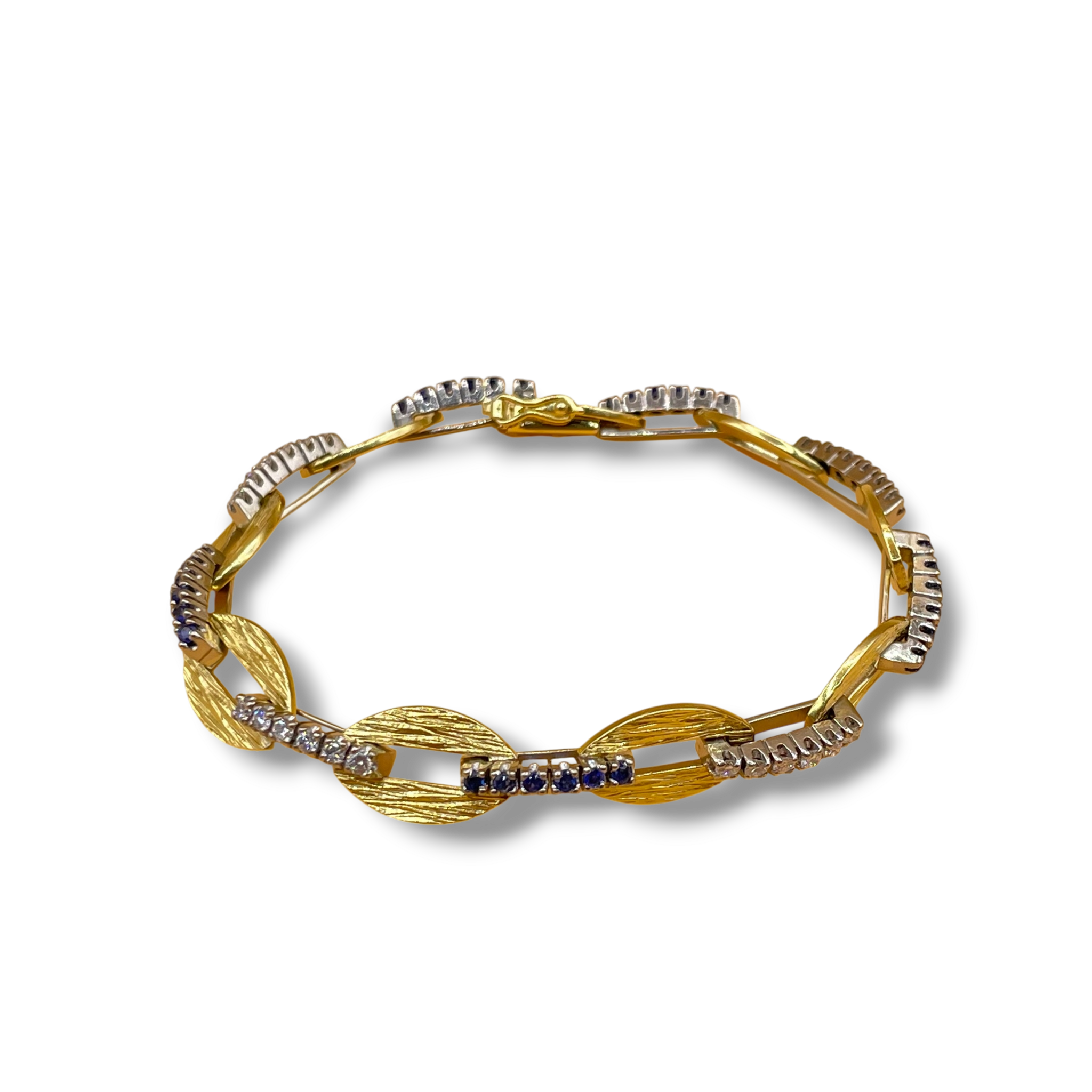 Armband saffier diamant