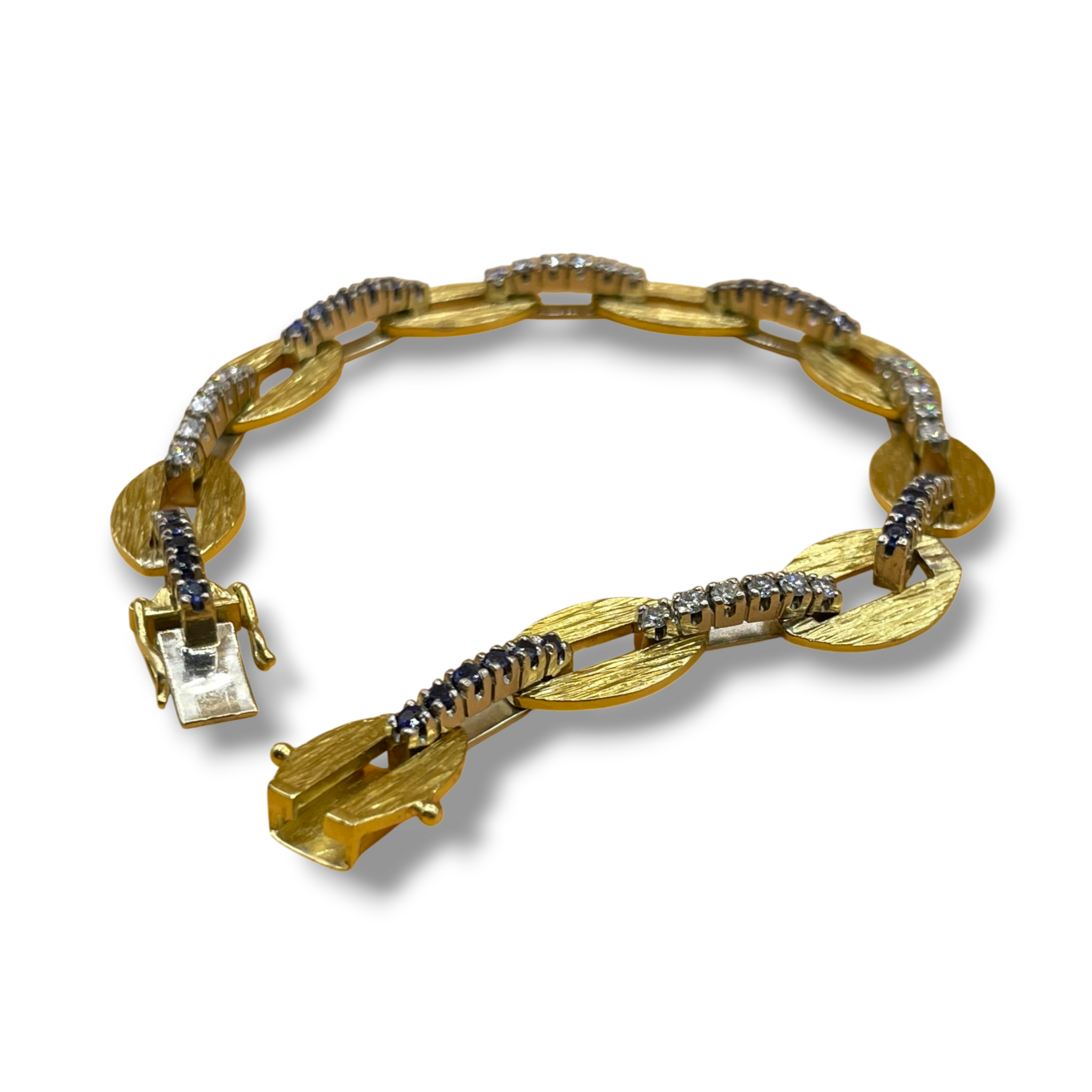 Armband saffier diamant