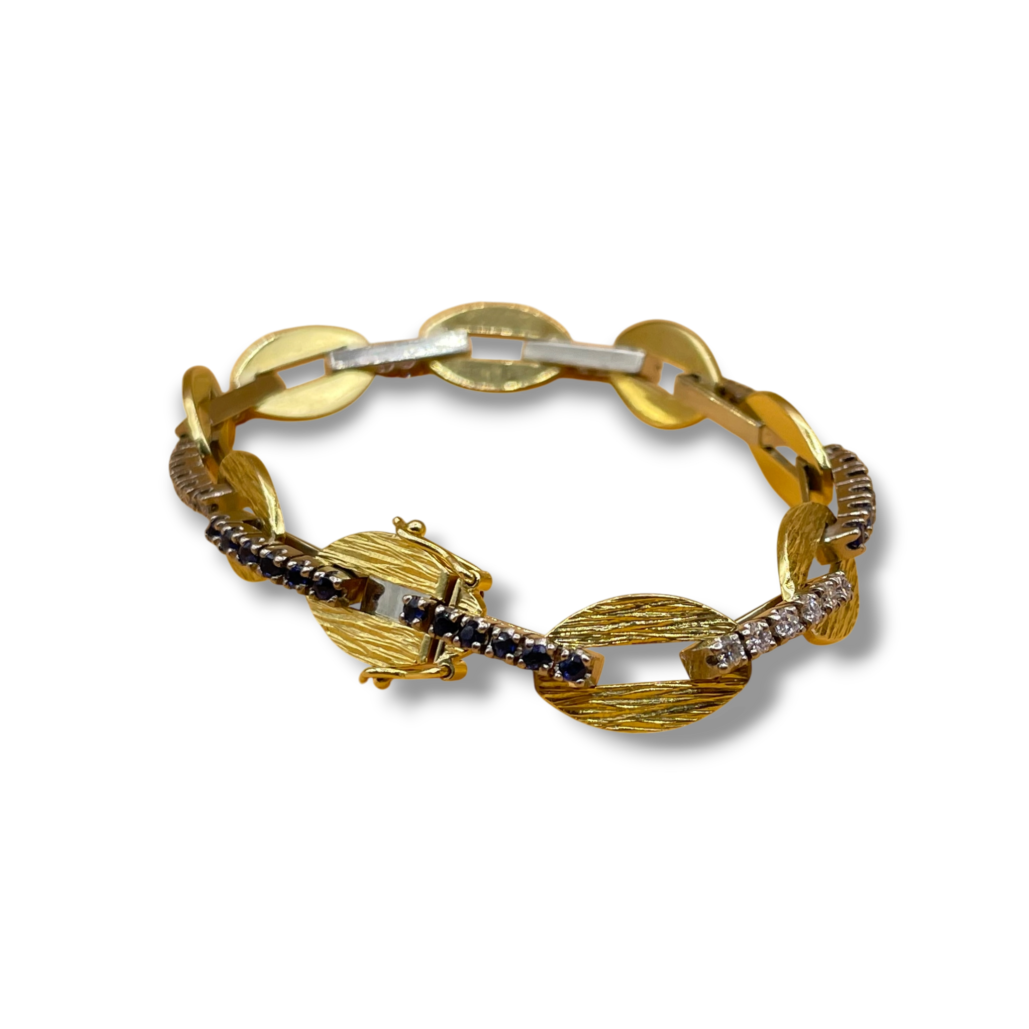 Armband saffier diamant