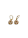 Opaal citrine oorbellen