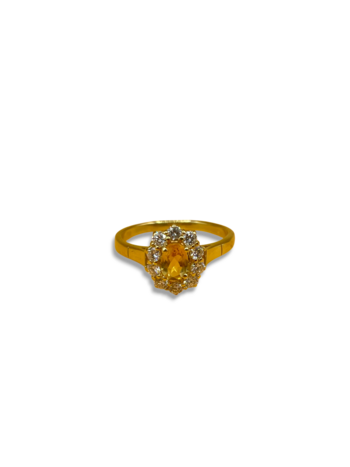 Citrine diamond