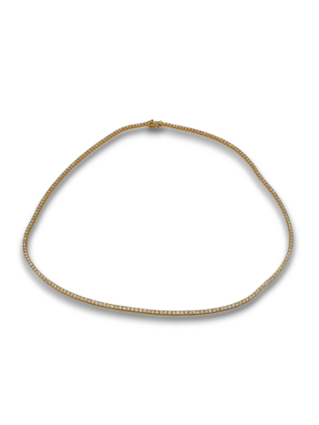 2ct diamond tennis chain  yellow