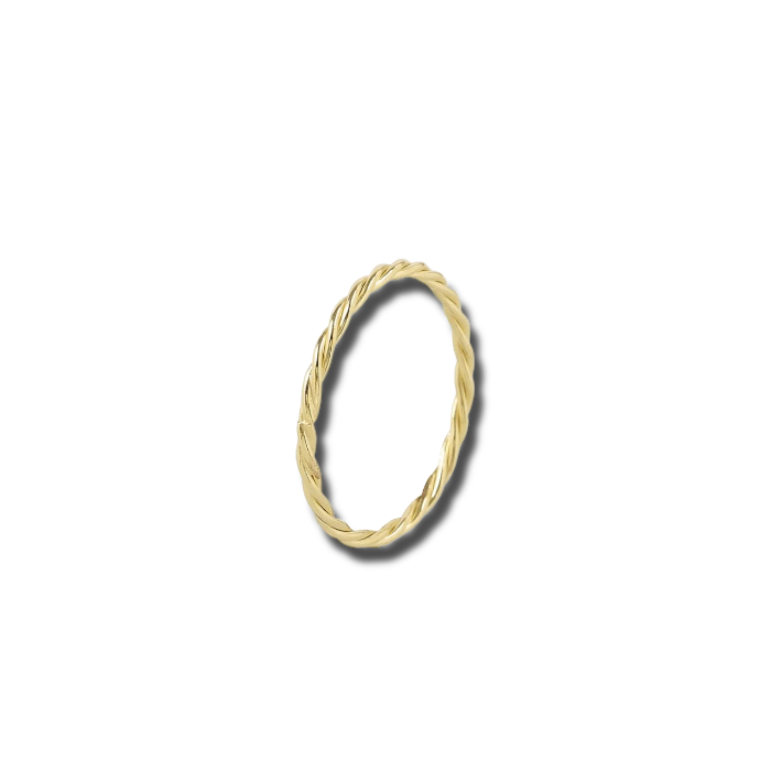 Aanschuif ring gedraaid