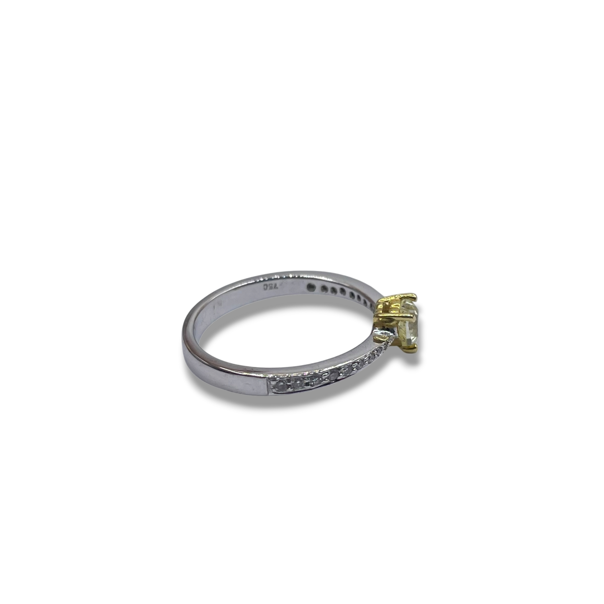 Gele diamant hart