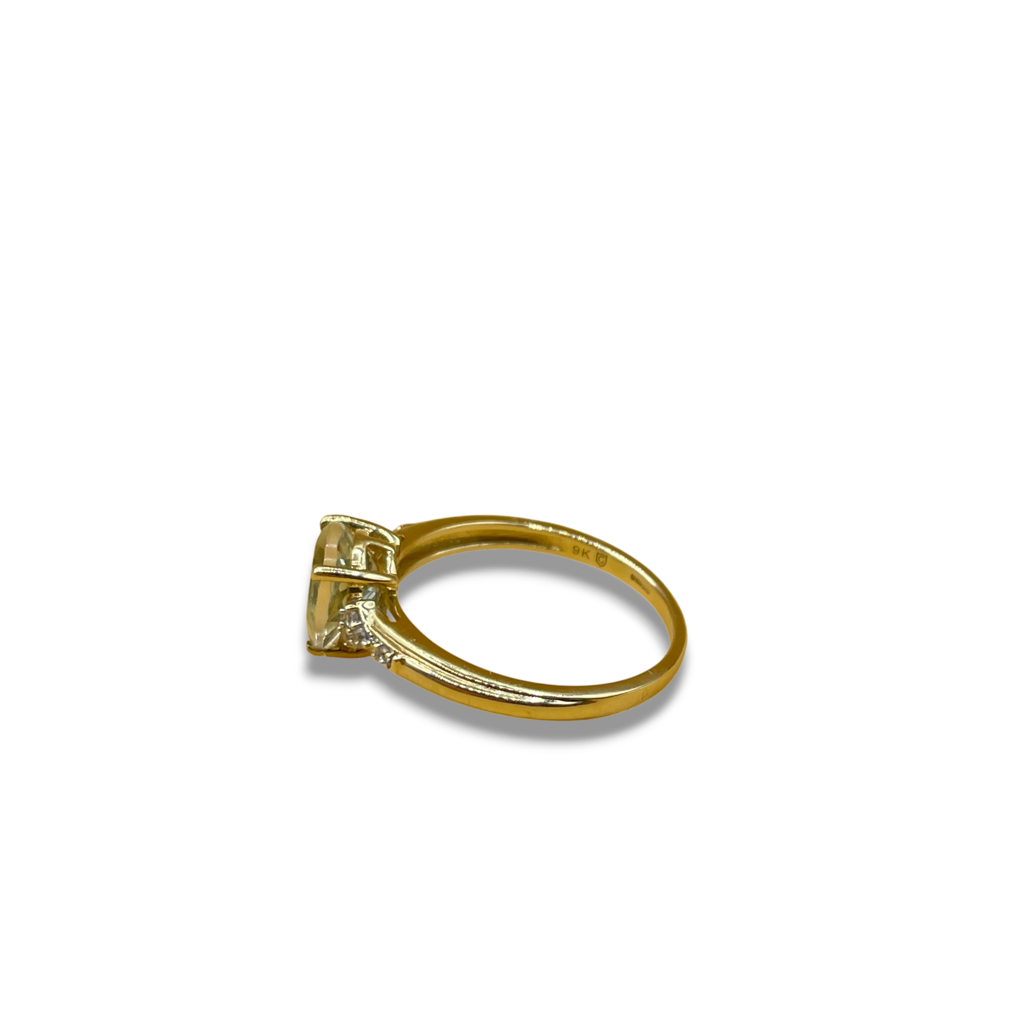 Groene amethist diamant