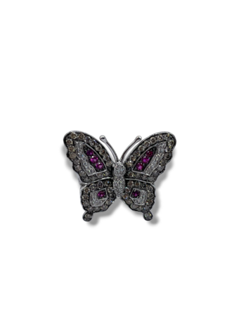 Ruby diamond butterfly