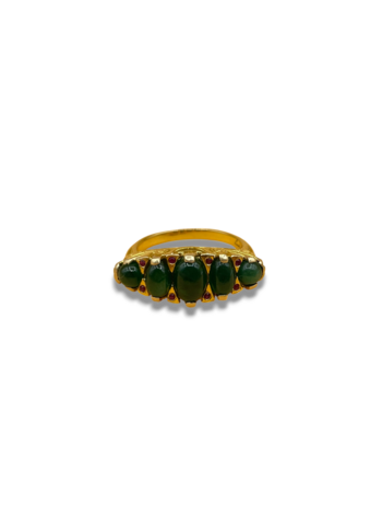 Emerald Ruby day and night ring