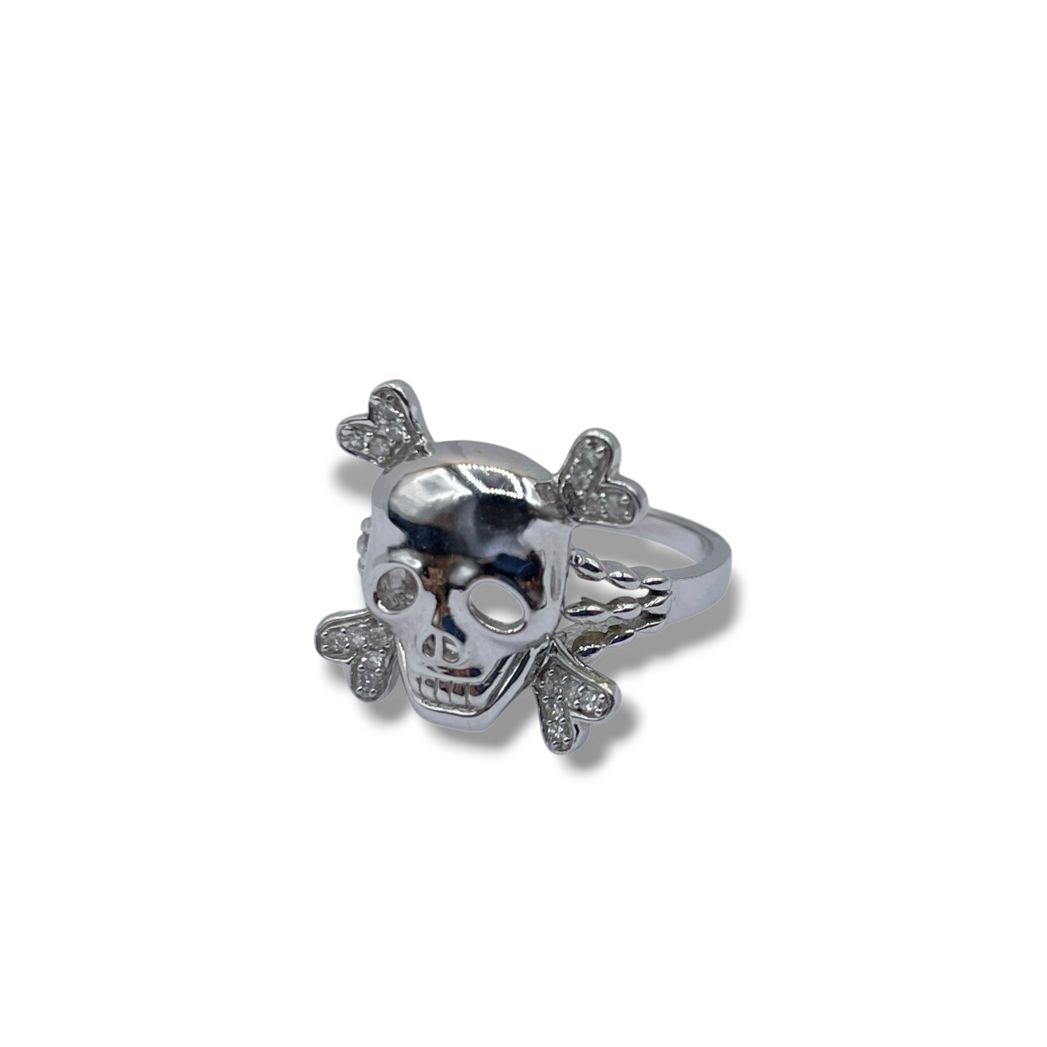 Doodshoofd diamant skelet piraat