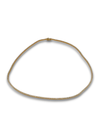 2ct diamond tennis chain  yellow