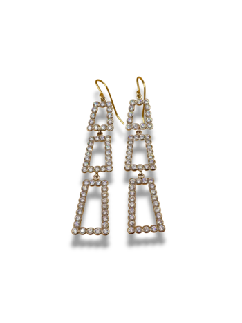 3.3ct diamond earrings