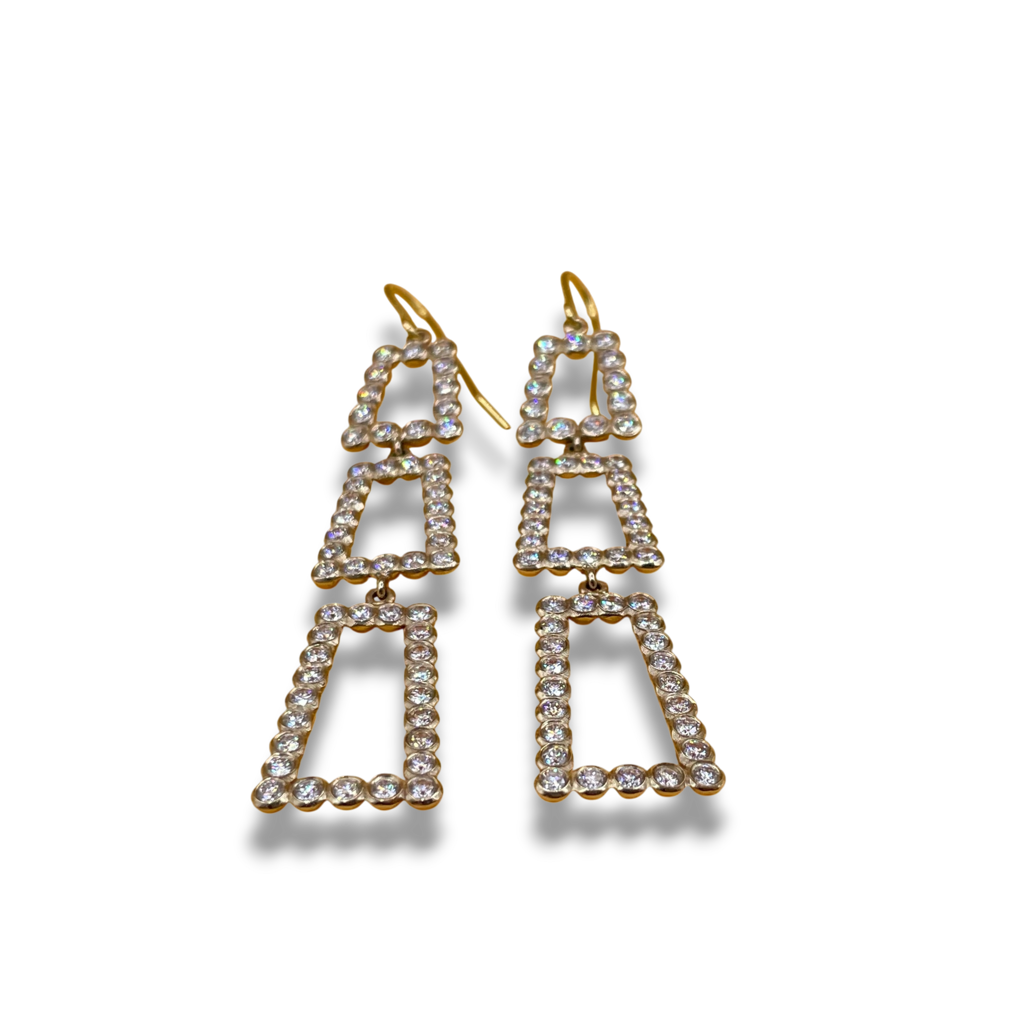 Diamant oorbellen