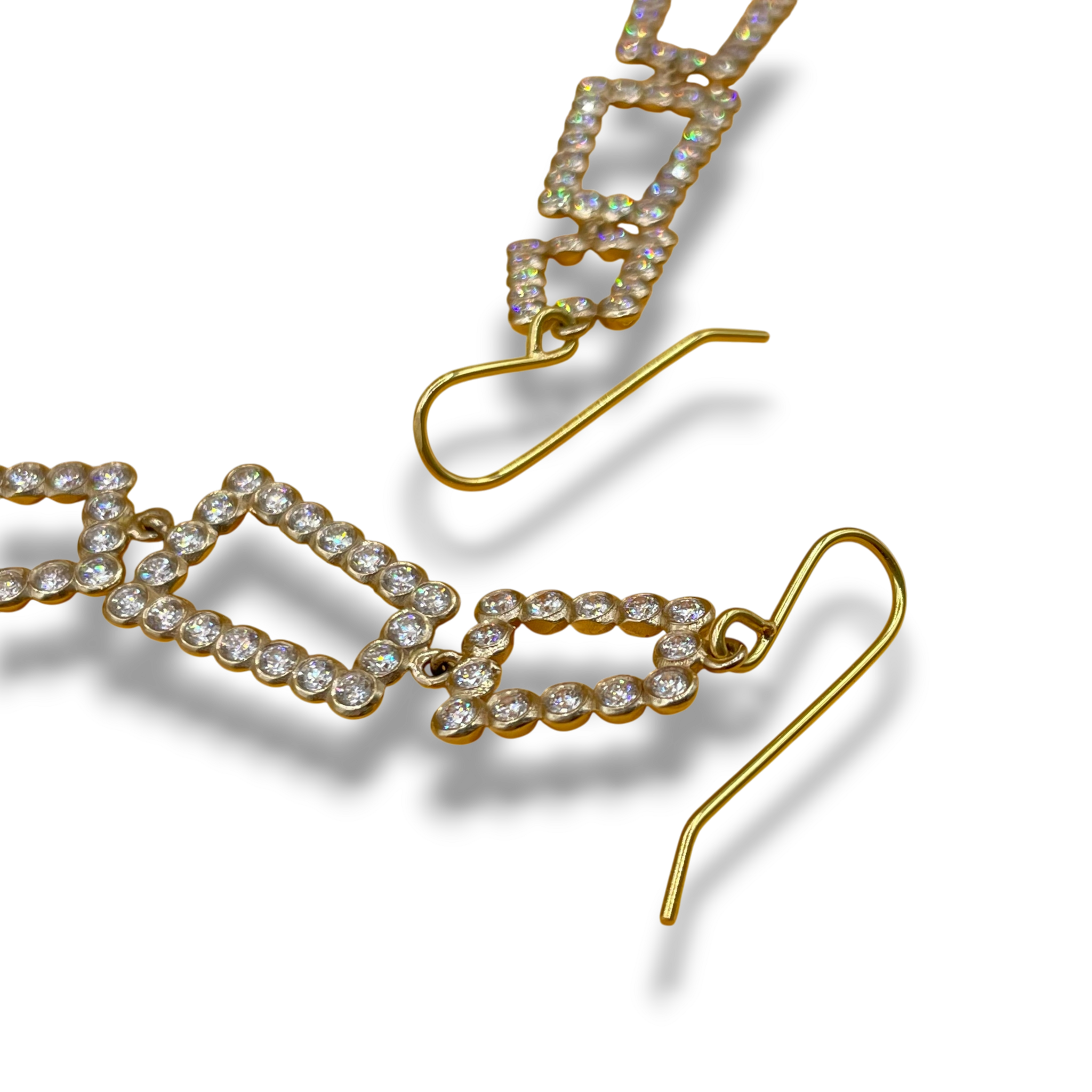 Diamant oorbellen