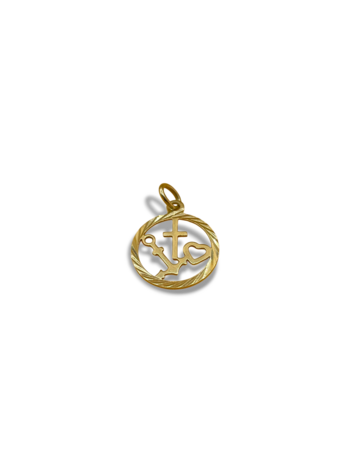 Faith hope love coin