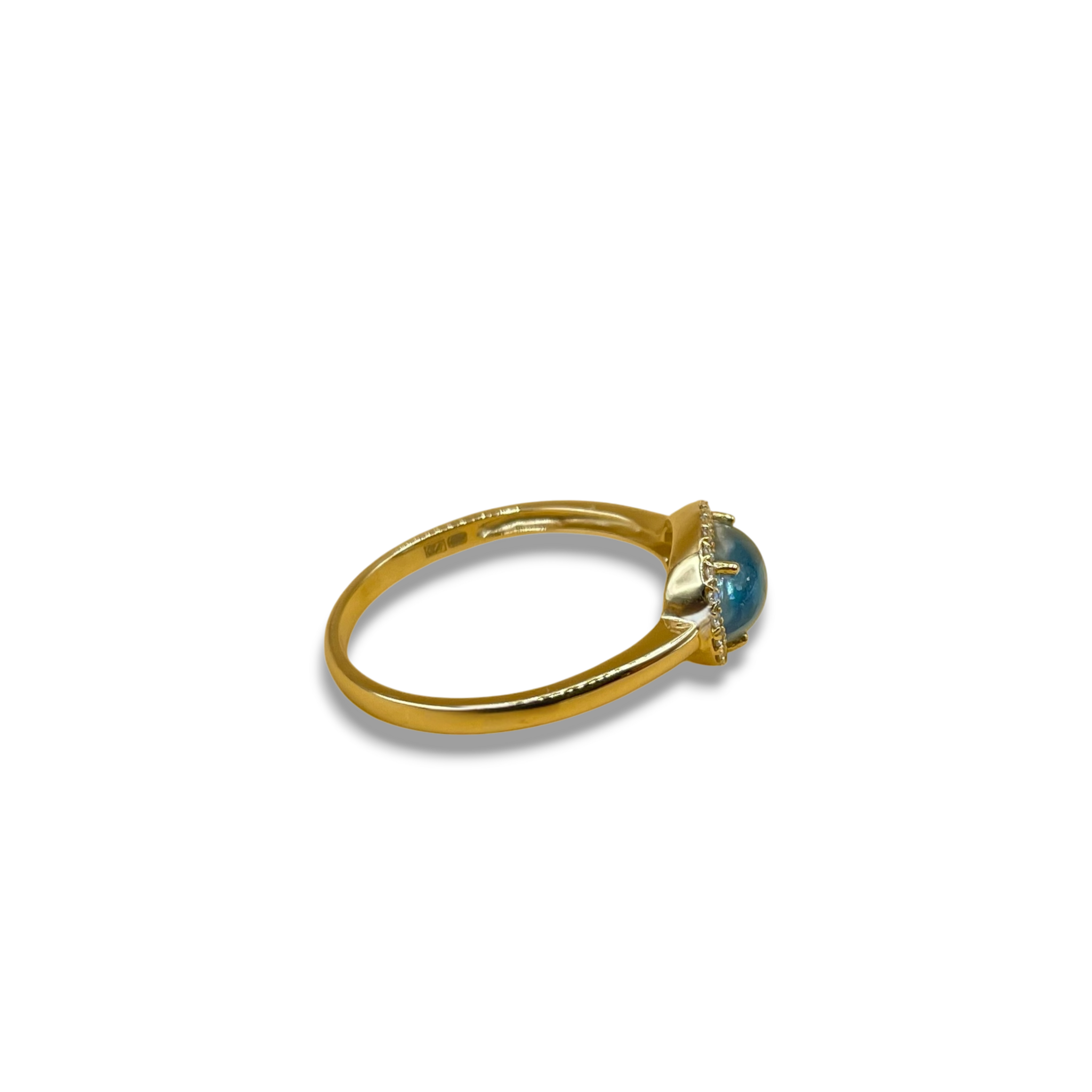 Blauw Topaas diamant