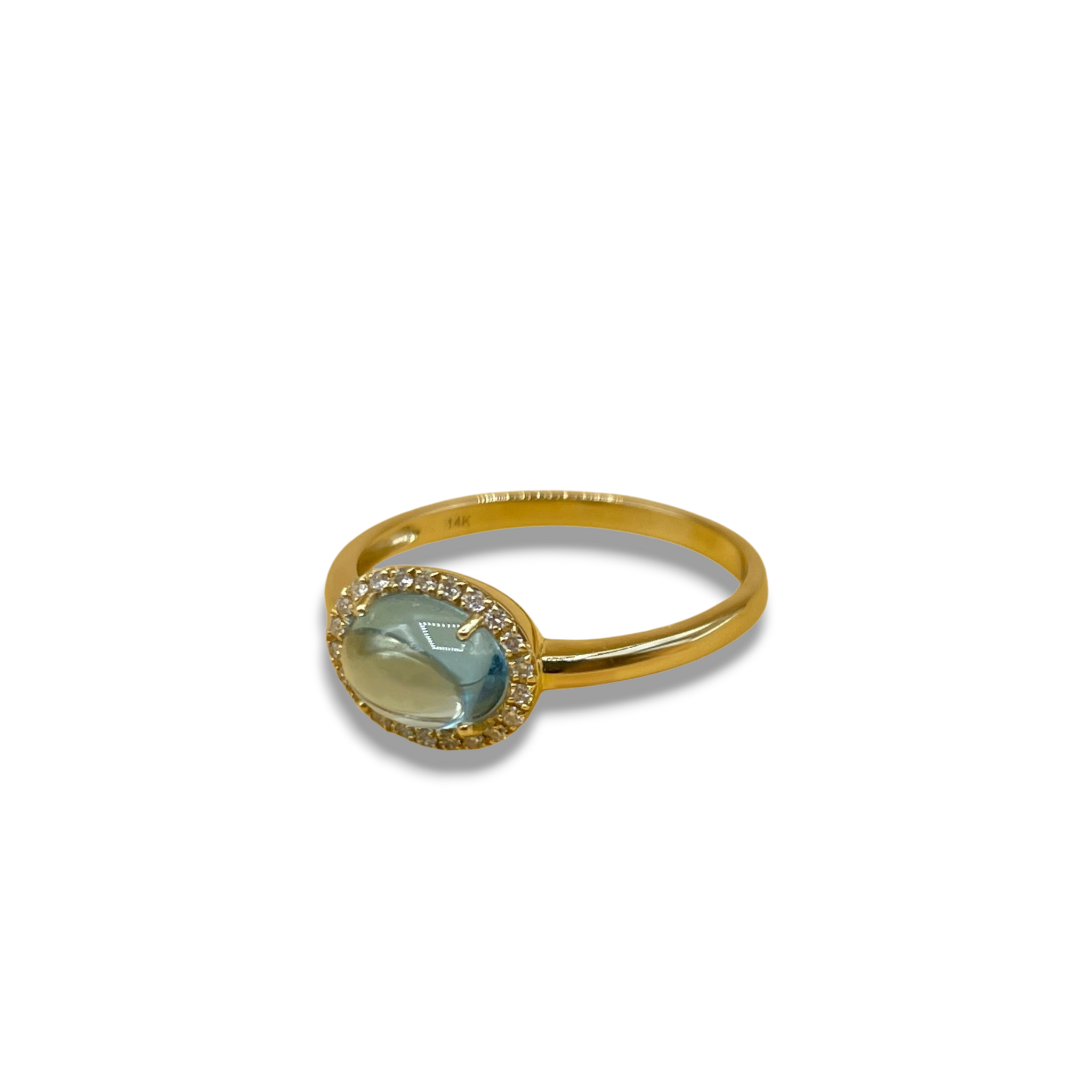 Blauw Topaas diamant