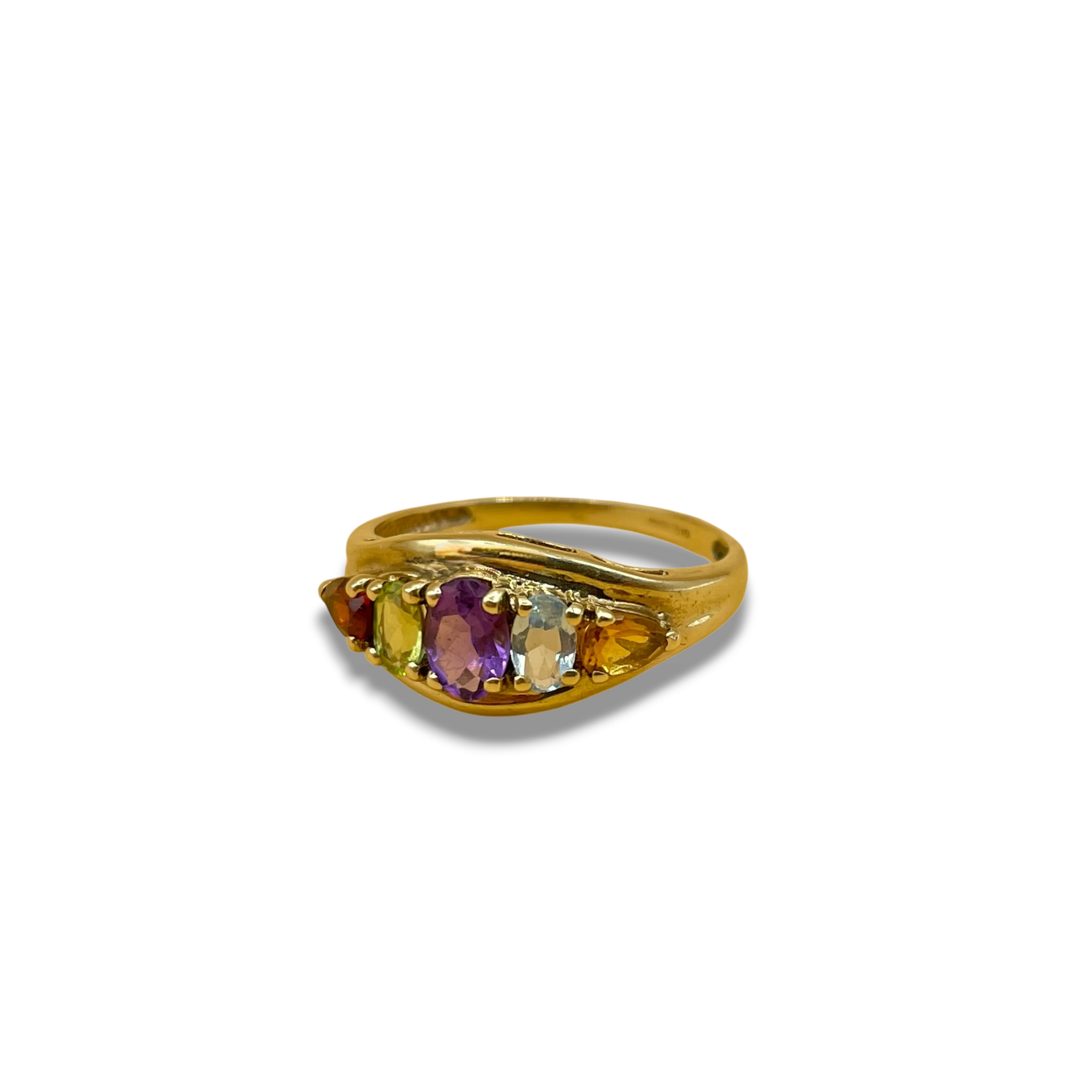 Granaat peridot amethist topaas citrine