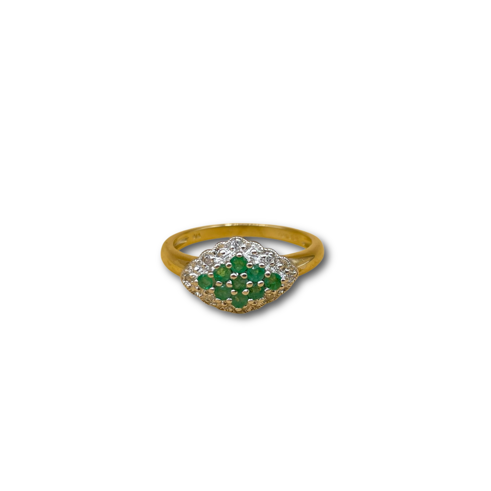 Smaragd diamant ruit