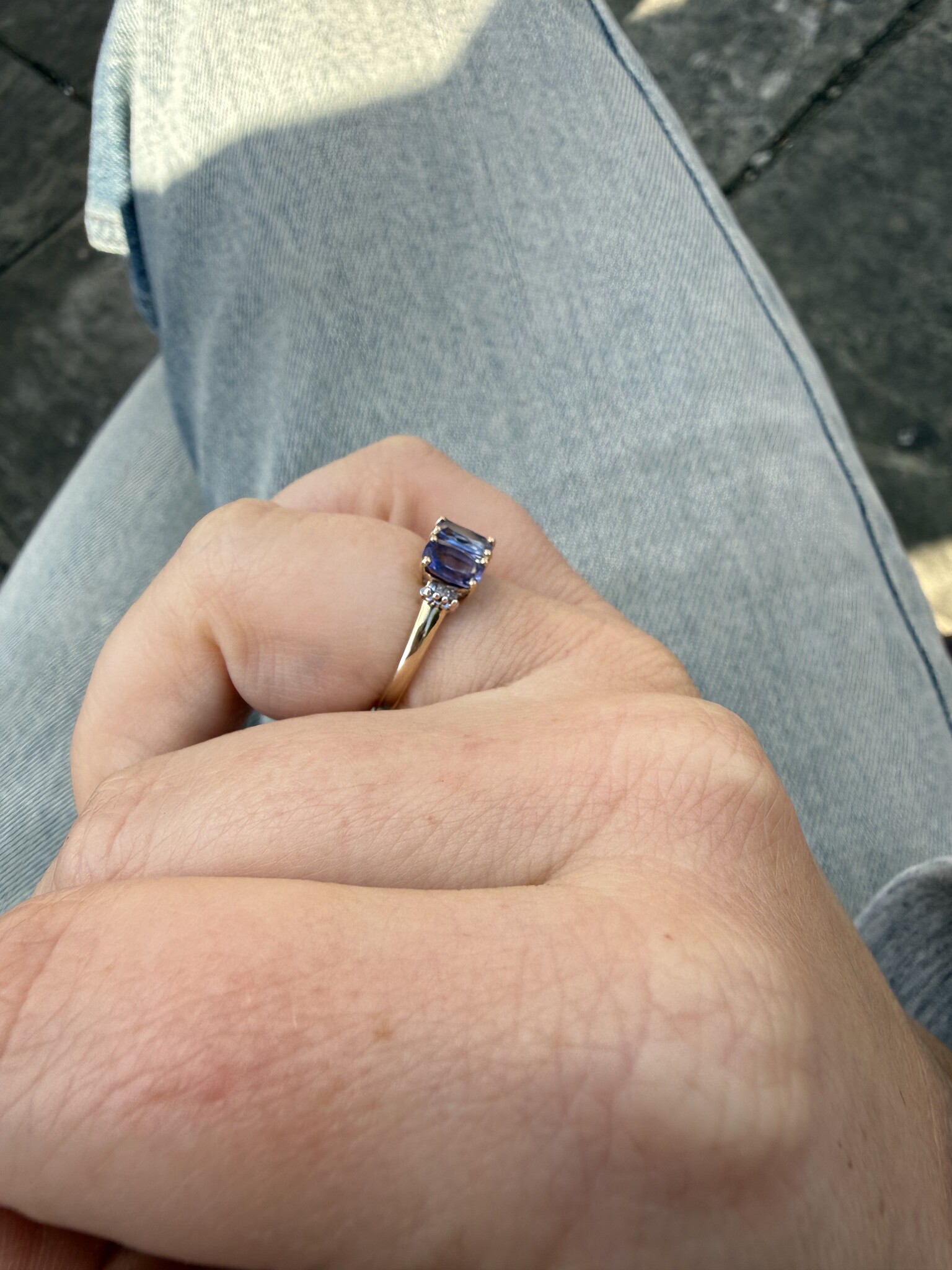 Tanzanite diamant