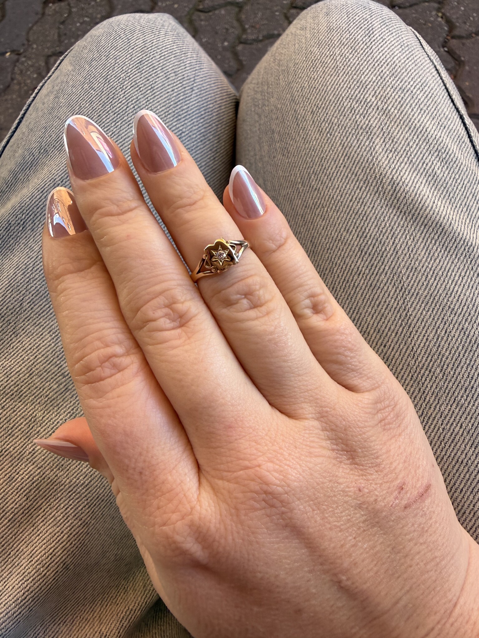 Zegelring diamant