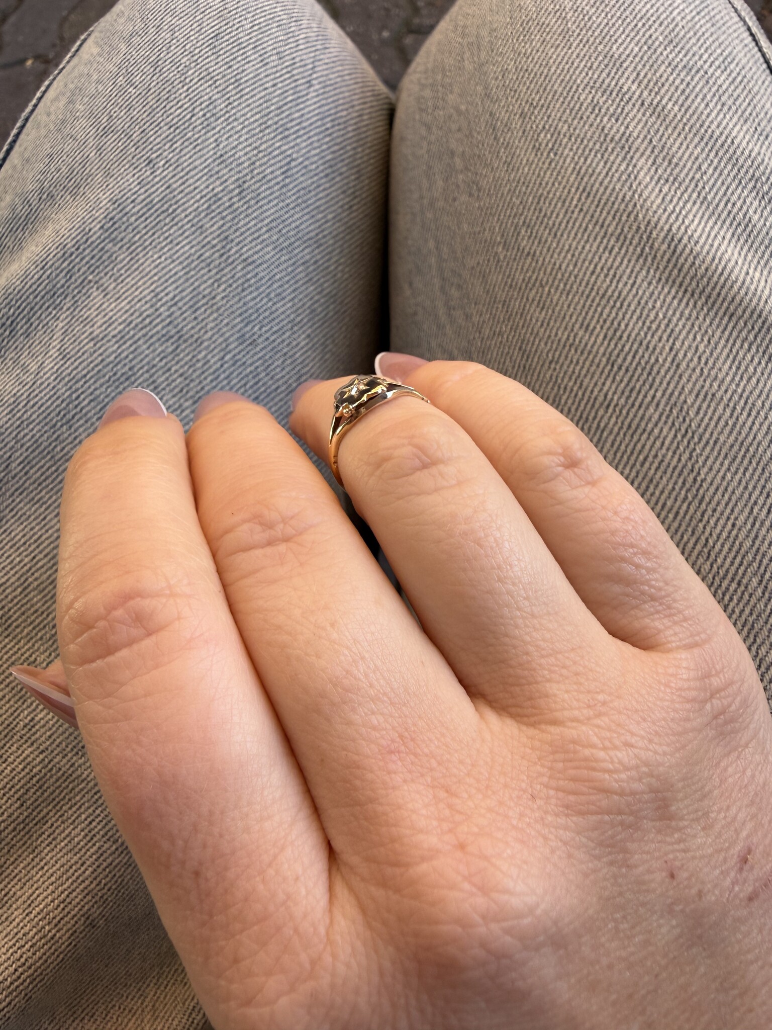 Zegelring diamant