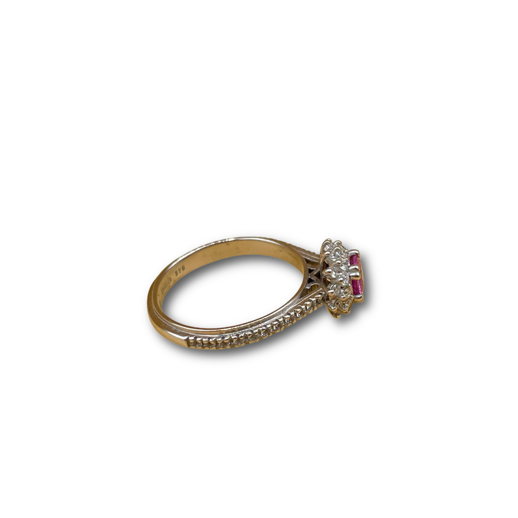 Roze saffier diamant