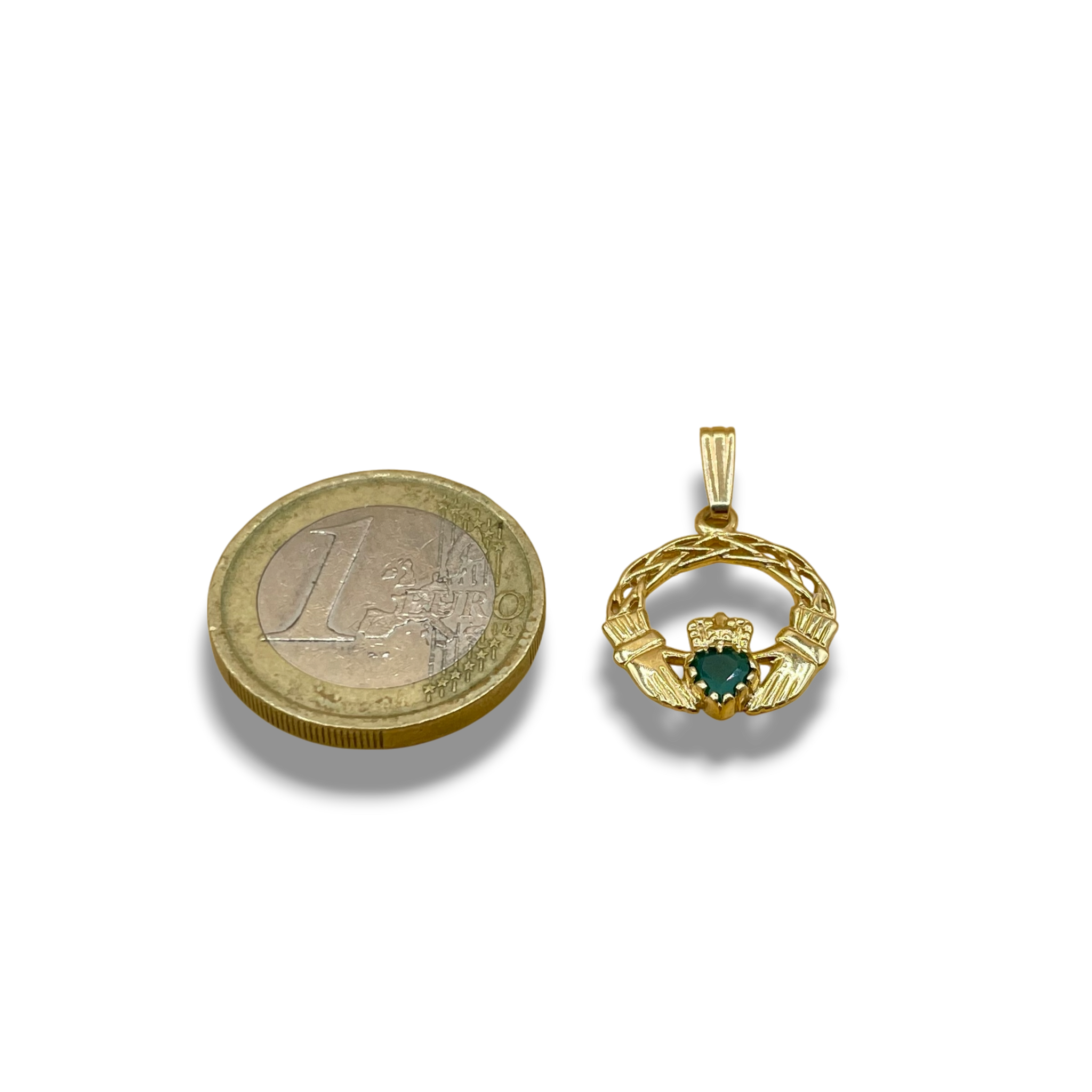 Groene Chalcedoon hart iets