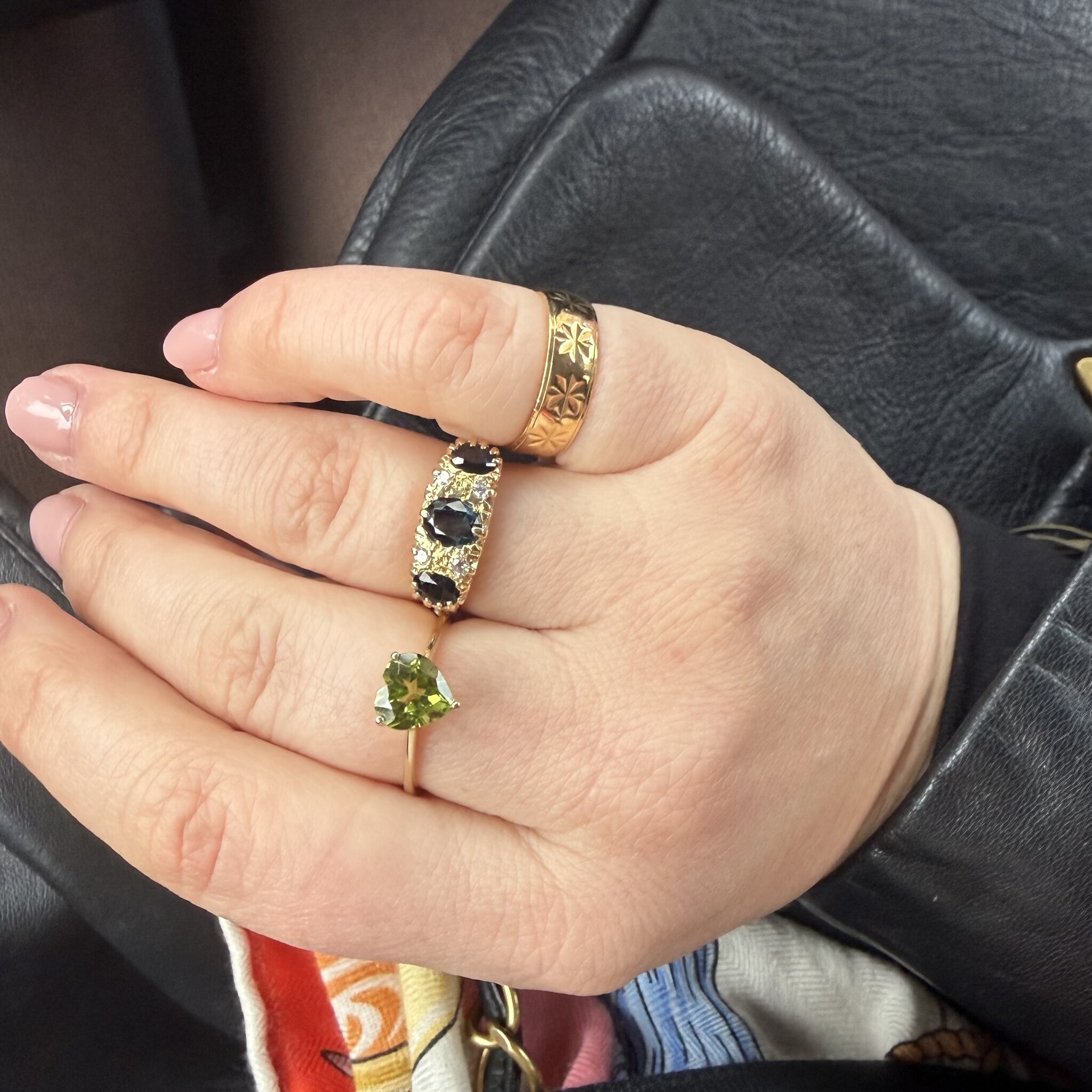 Hart groen peridot