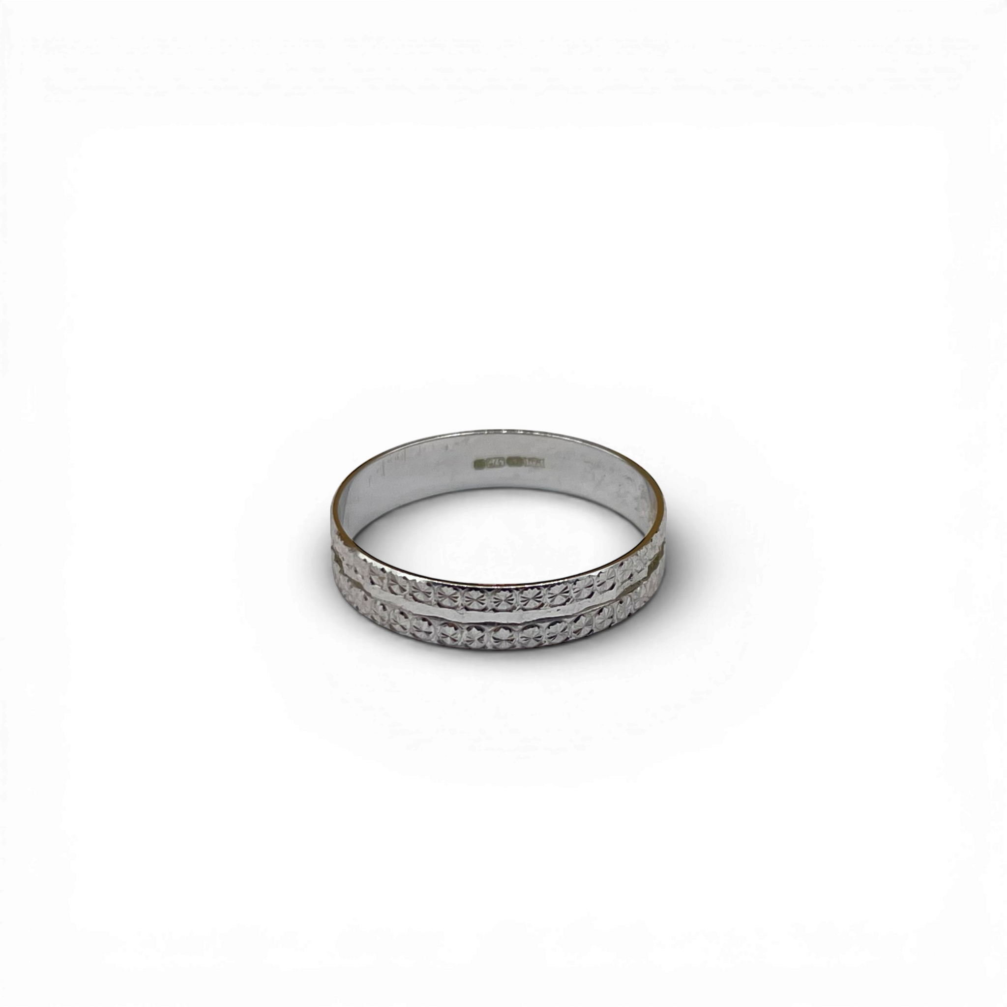 Wit gouden ring
