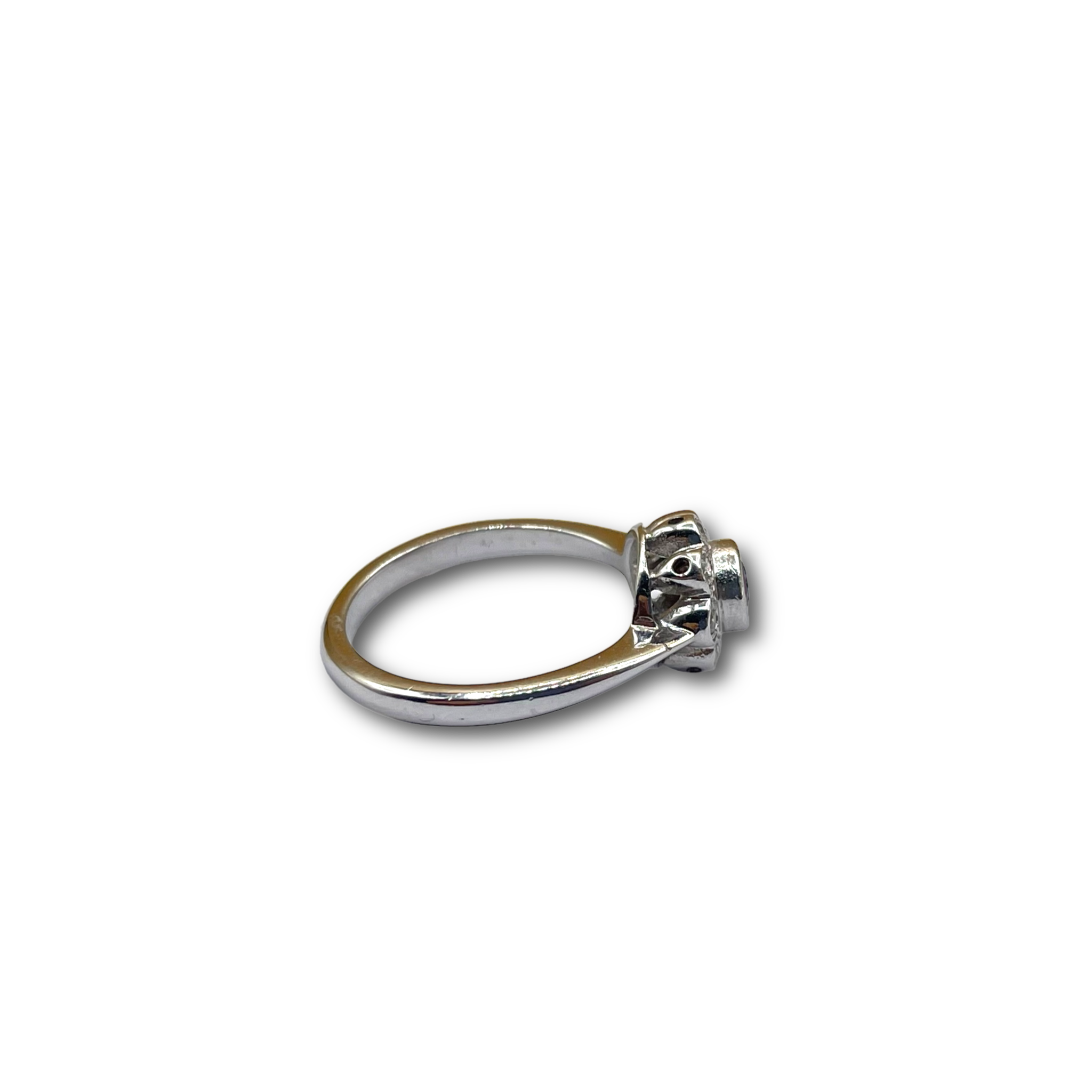Topaas Diamant  witgoud
