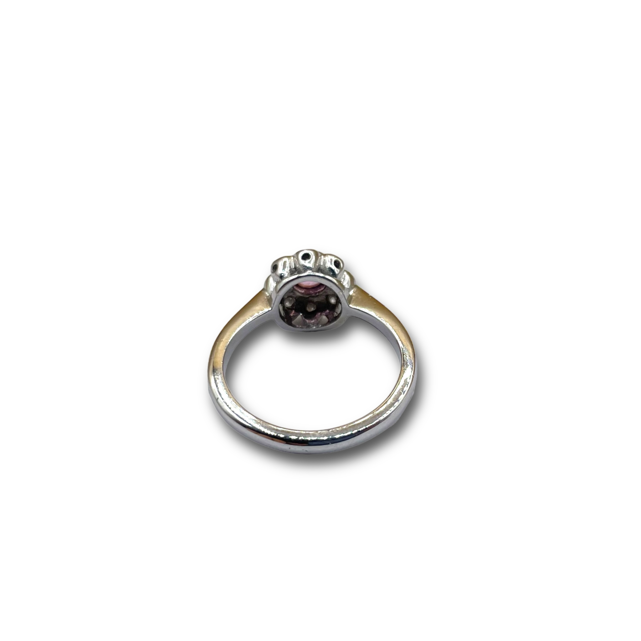 Topaas Diamant  witgoud